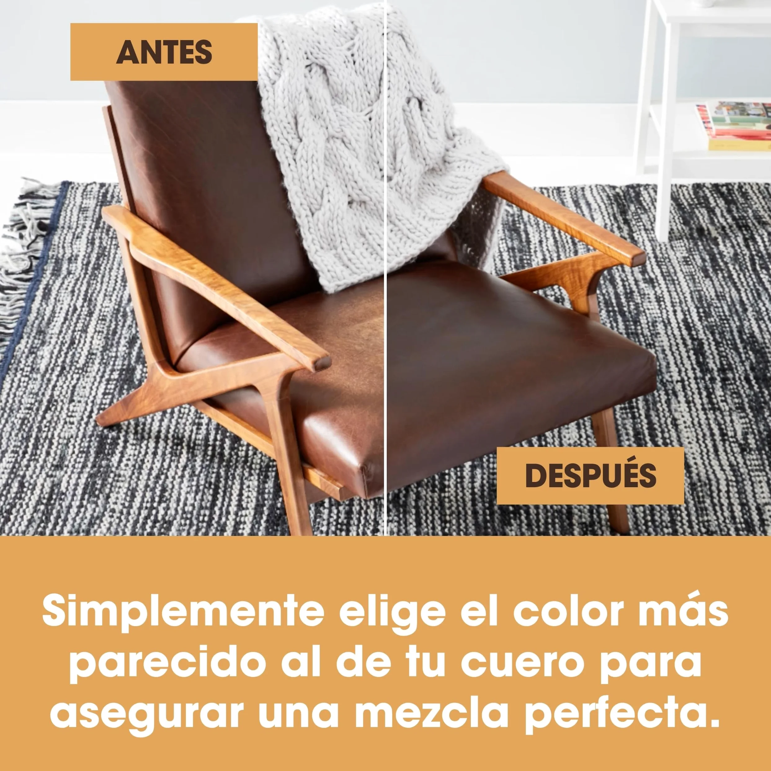 Furniture Clinic Easy - Kit de restauración de cuero (gris claro) | Incluye bálsamo para recolorear, ultra limpio, esponja y paño para muebles, asientos de coche, zapatos y bolsas
