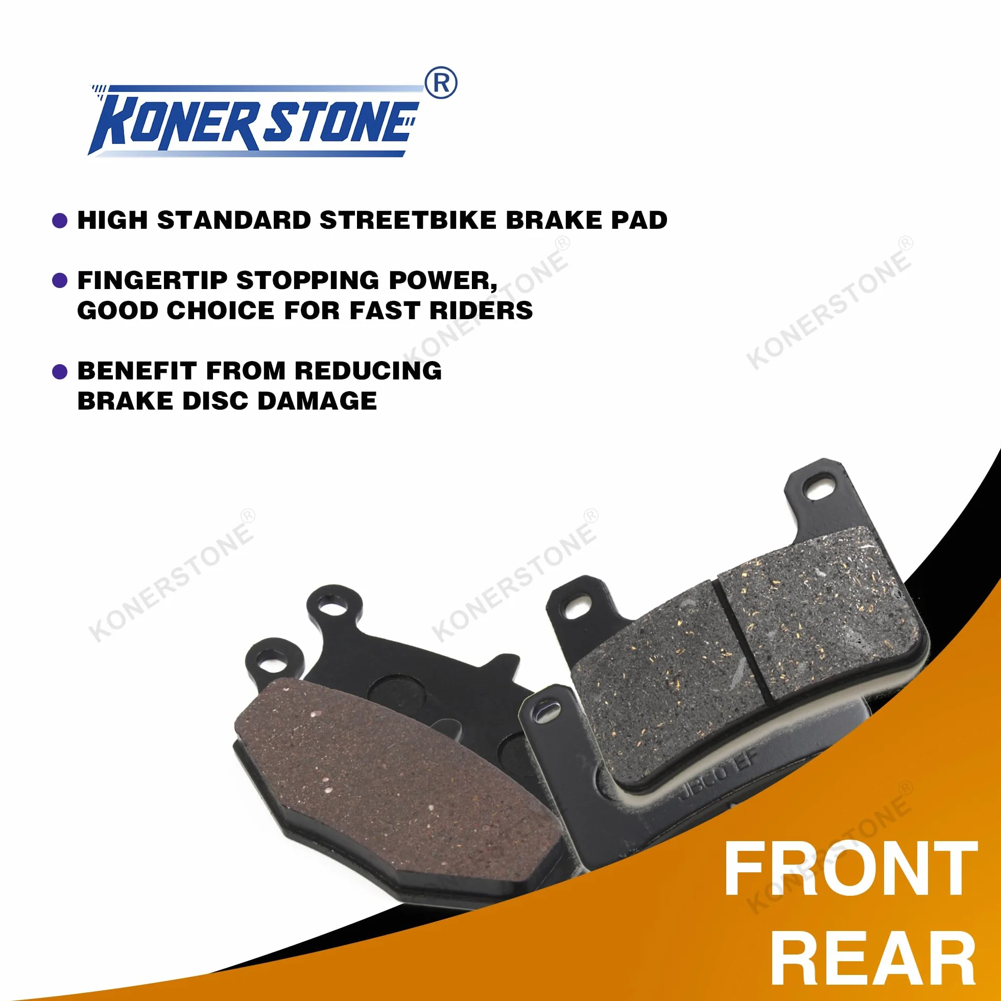Discos de Freno Delanteros Traseros Discos Rotores y Pastillas para Suzuki GSXR 600 750 K6 K7 2006-2007/ GSXR 1000 K7 K8 2007-2008 GSX R600 R750 R1000 Accesorios para motos Negro