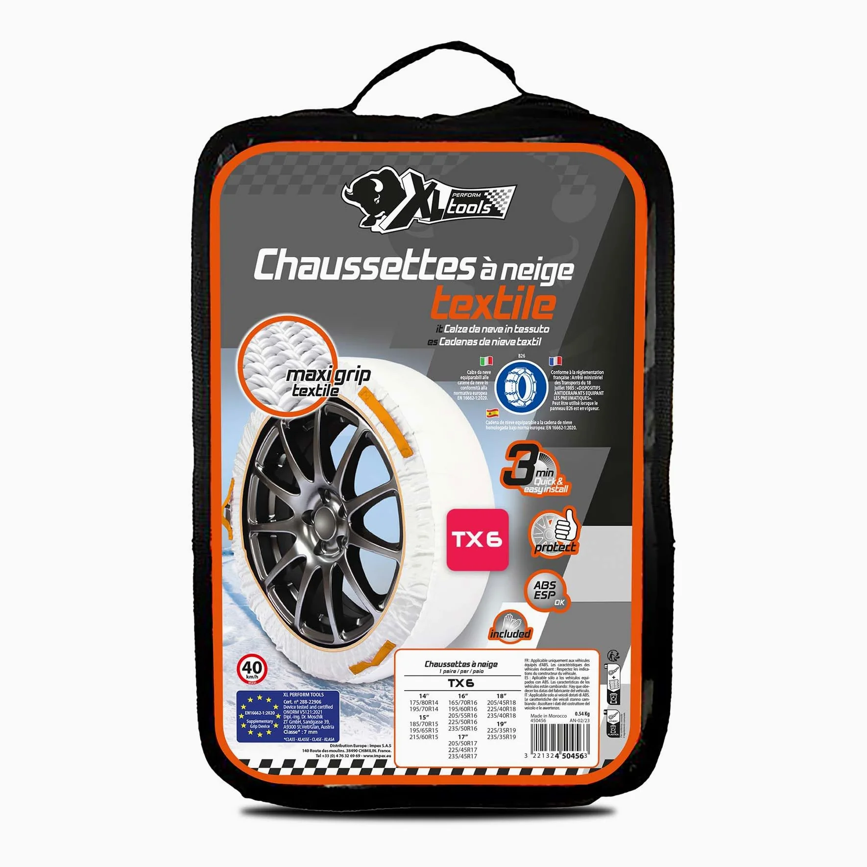 XL PERFORM TOOL Calcetines de nieve TX6