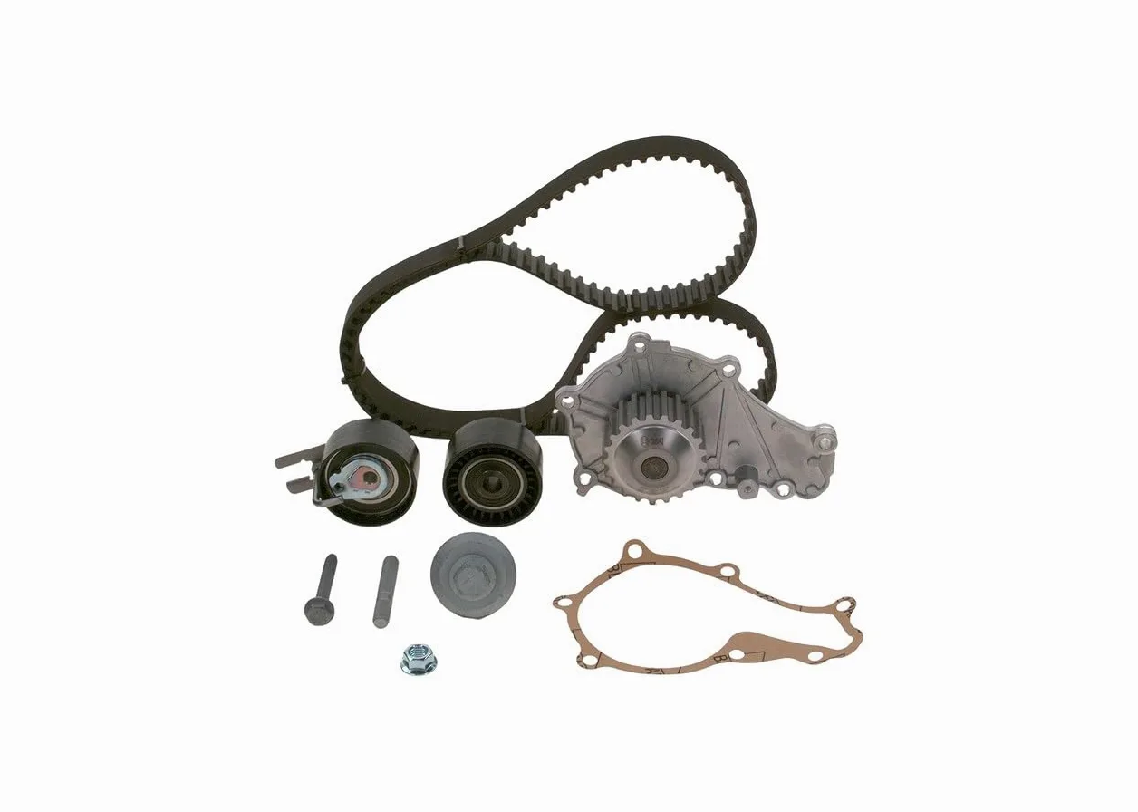BOSCH Wasserpumpe + Zahnriemensatz 1987946929 | Compatible con: CITROËN C1, C2, C3 I, C3 II, C3 Pluriel, monovolumen NEMO, furgoneta NEMO/sedán grande, XSARA