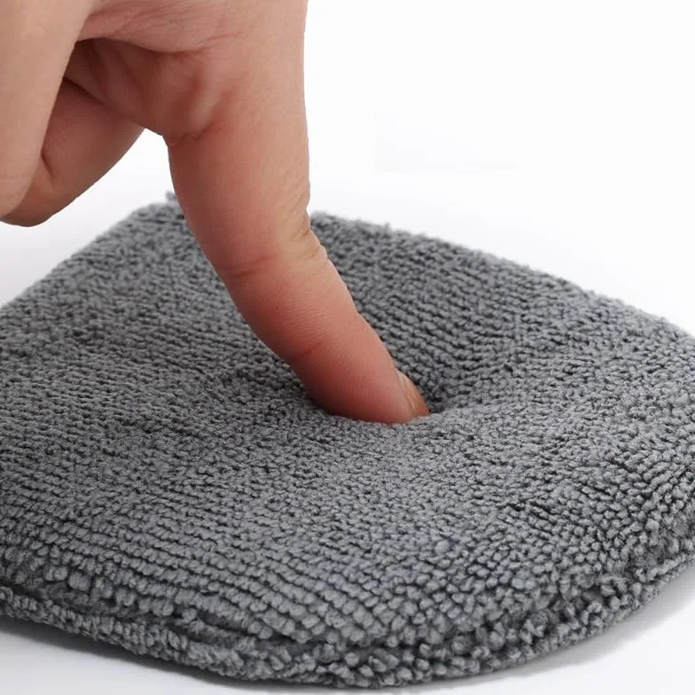Esponjas de cera para limpieza de coche, guantes de microfibra suave, almohadilla para detalles del cuerpo, cepillo de esponja de cuidado de lavado, herramientas aplicadoras de espuma, 3
