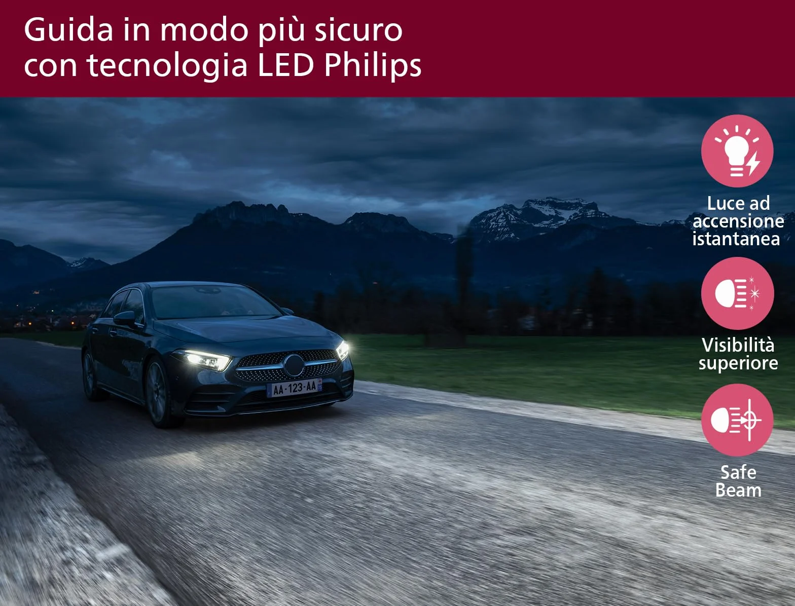 Philips Ultinon Access LED lámpara para faros de coche (H7), ultra-compact direct-fit, +80%, 6.000K, set de 2