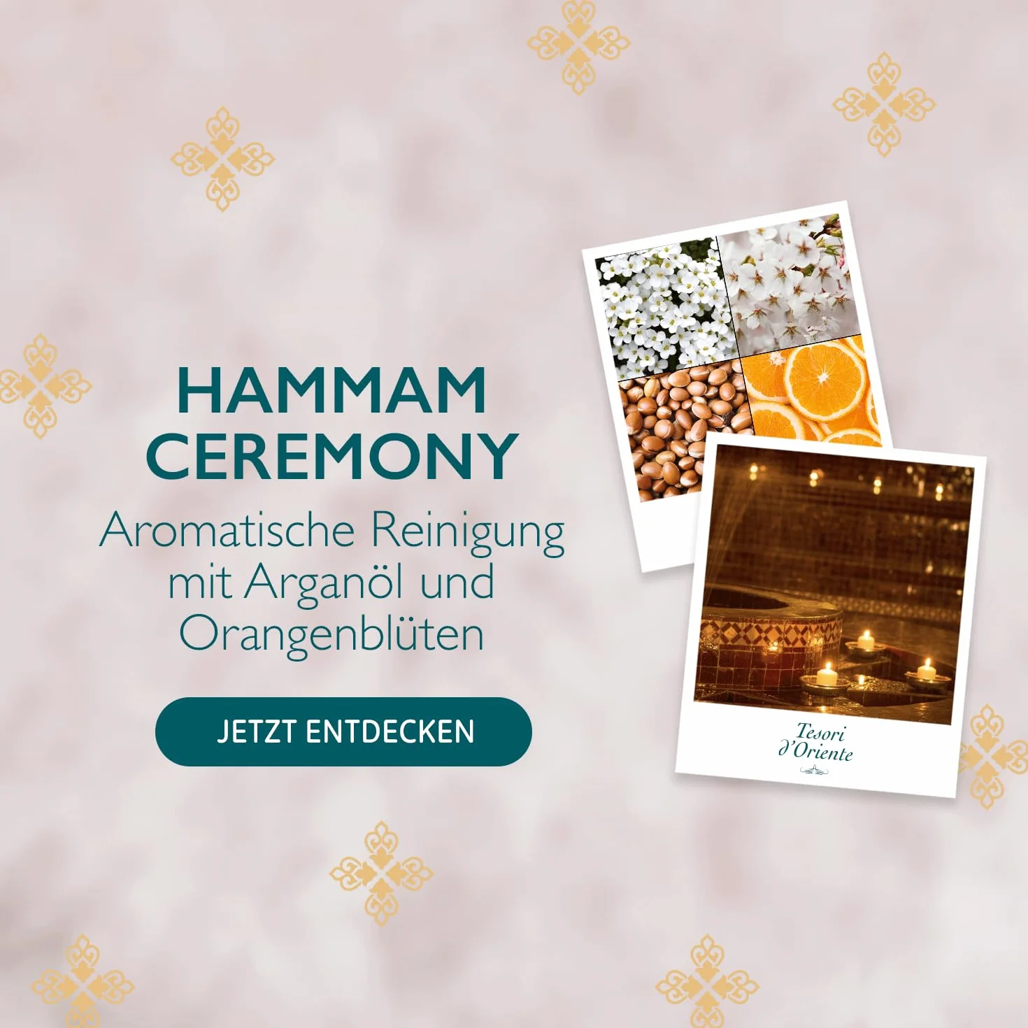 Tesori d'Oriente Jabón Líquido Hammam 300 ml con Aceite de Argán y Flor de Azahar