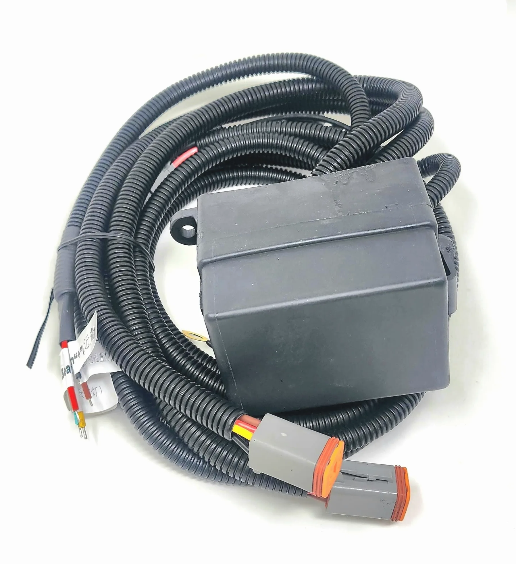 Abrams Módulo de relé de arnés de cableado de luz para vehículos CANBUS, polaridad negativa, puede ser para otras marcas de luces quitanieves
