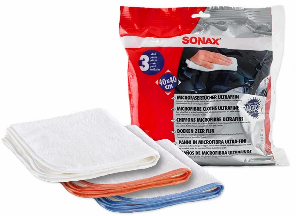 Sonax (450700-6-6PK) Paños de microfibra ultrafinos, (caja de 6)