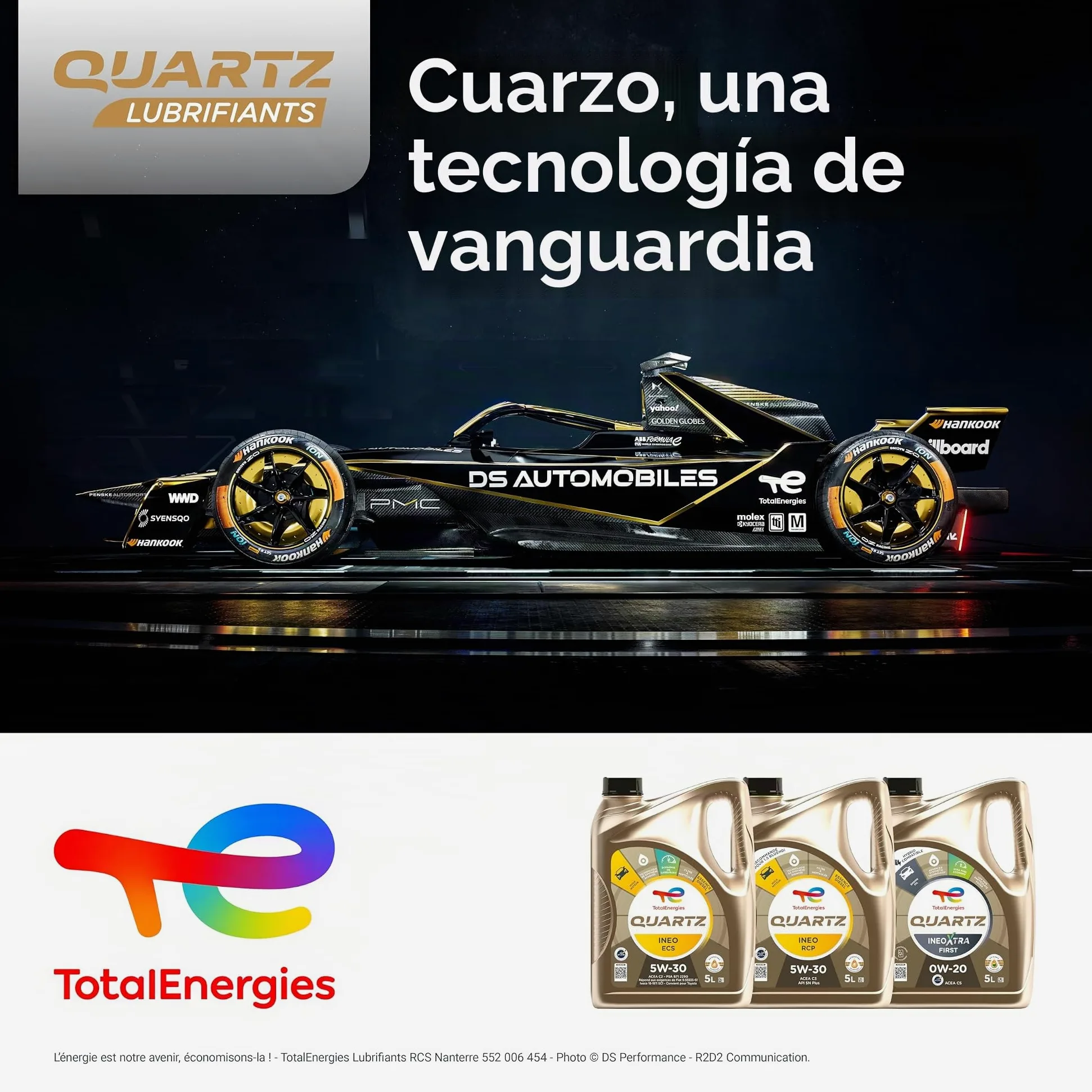 TOTALENERGIES HUILE MOTEUR 5L Quartz INEO MC3 5W30