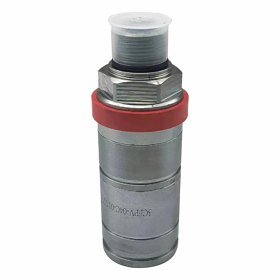Acoplamiento rápido hidráulico hembra 1/2 pulgada M22x1.5 acero compatible tractores 6400 6410 6420 Massey Ferguson