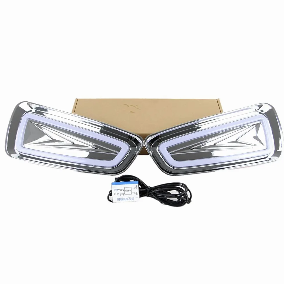 Luces diurnas LED DRL compatible para Ford F-150 SVT Raptor 2010-2014, Guía de luces LED parachoques delantero DRL
