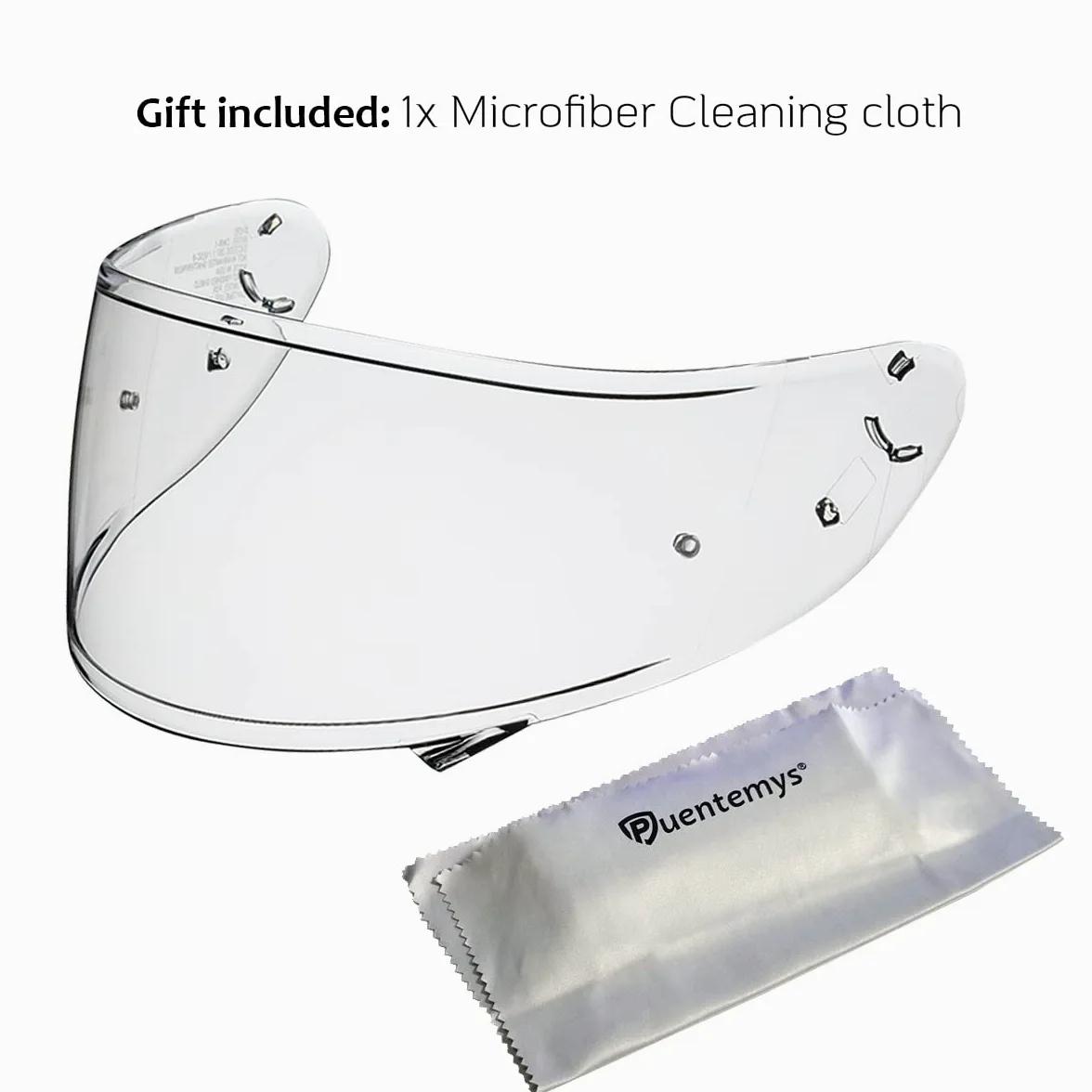 CWR-1 - Visera fotocromática de repuesto para cascos de motocicleta X14, X-Fourteen, RF-1200, Z7, NXR, RF-SR (transparente a humo)