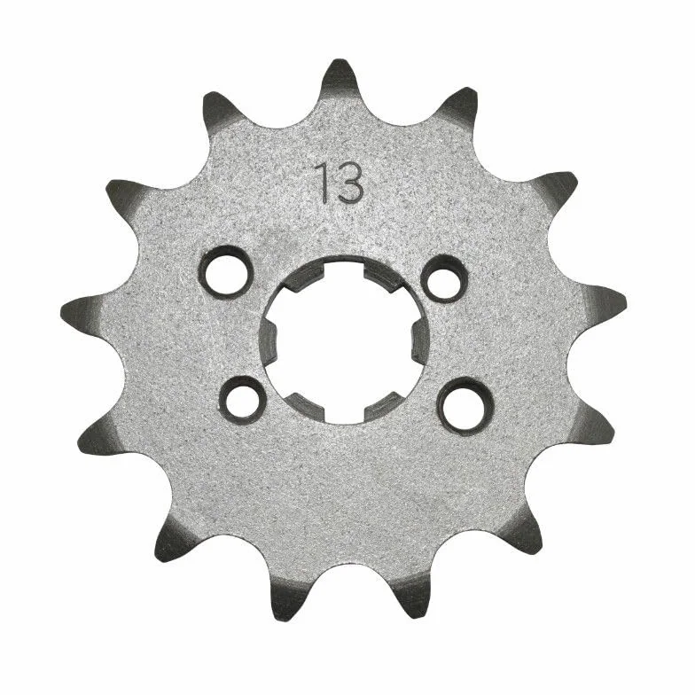 cyclingcolors Piñón Cadena de Transmisión moto ciclomotor compatible con derbi senda 420 13 Dientes Salida de Caja Arrastre
