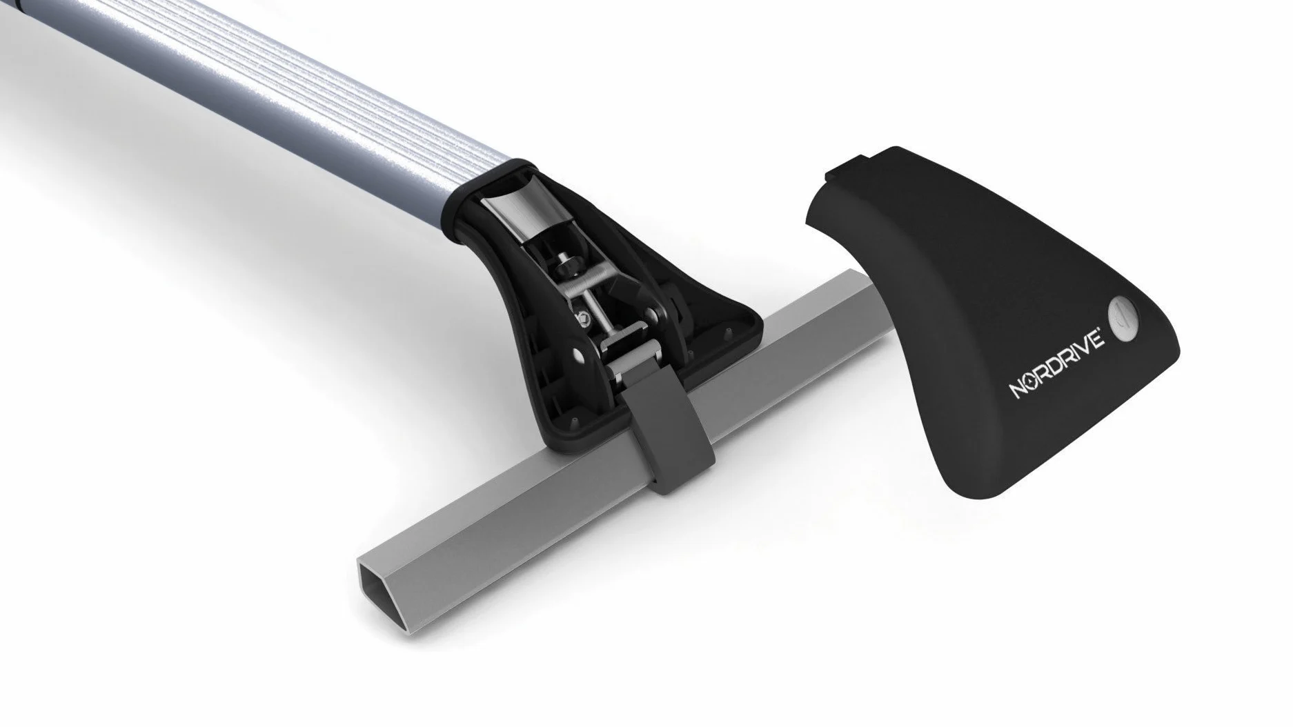 Lampa n15011 par de Barras de Aluminio Snap Fit telescópico con cinghietto