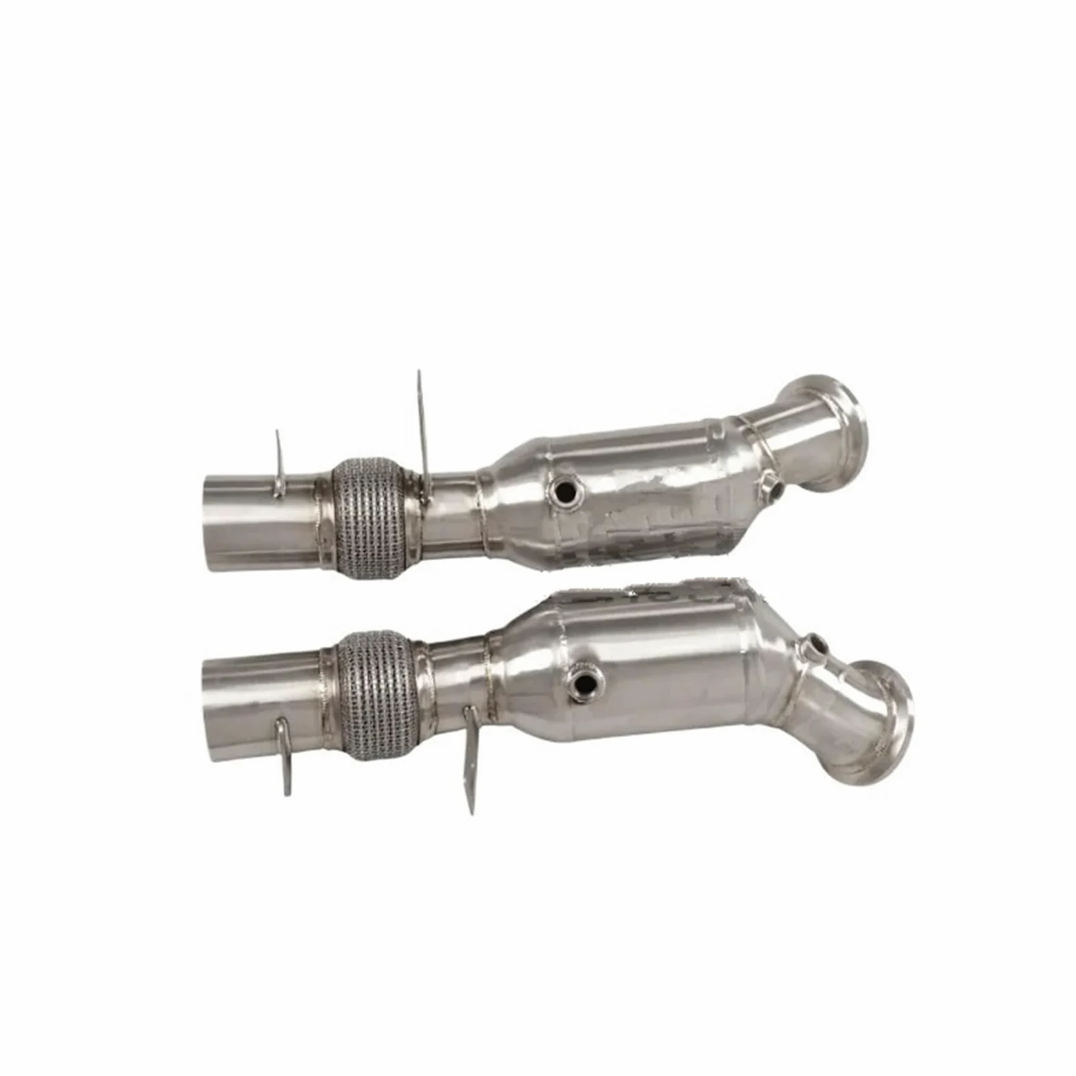Catalizador Ajuste para BMW 760 6,0 T 2009-2015 piezas de automóvil convertidor catalítico tubos de escape bajante de acero inoxidable duradero catalizador gases escape(Without catalysis)