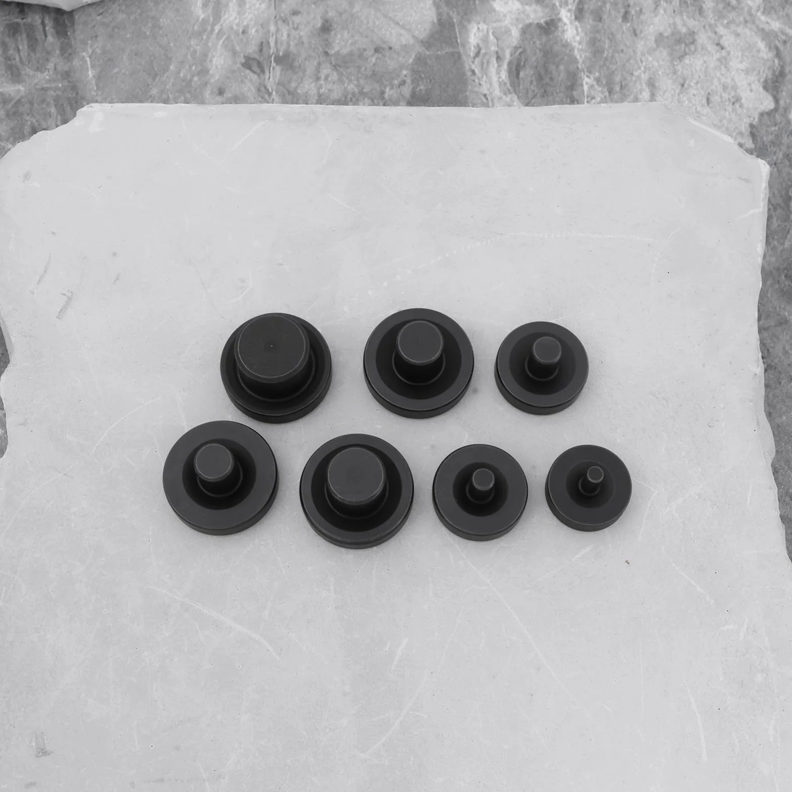 SG Store Kit de 7 Adaptadores de Doble Abocardado para Tubos Y Abocardadores de 3/16" 1/4" 5/16" 3/8" 7/16" 1/2" Y 5/8"
