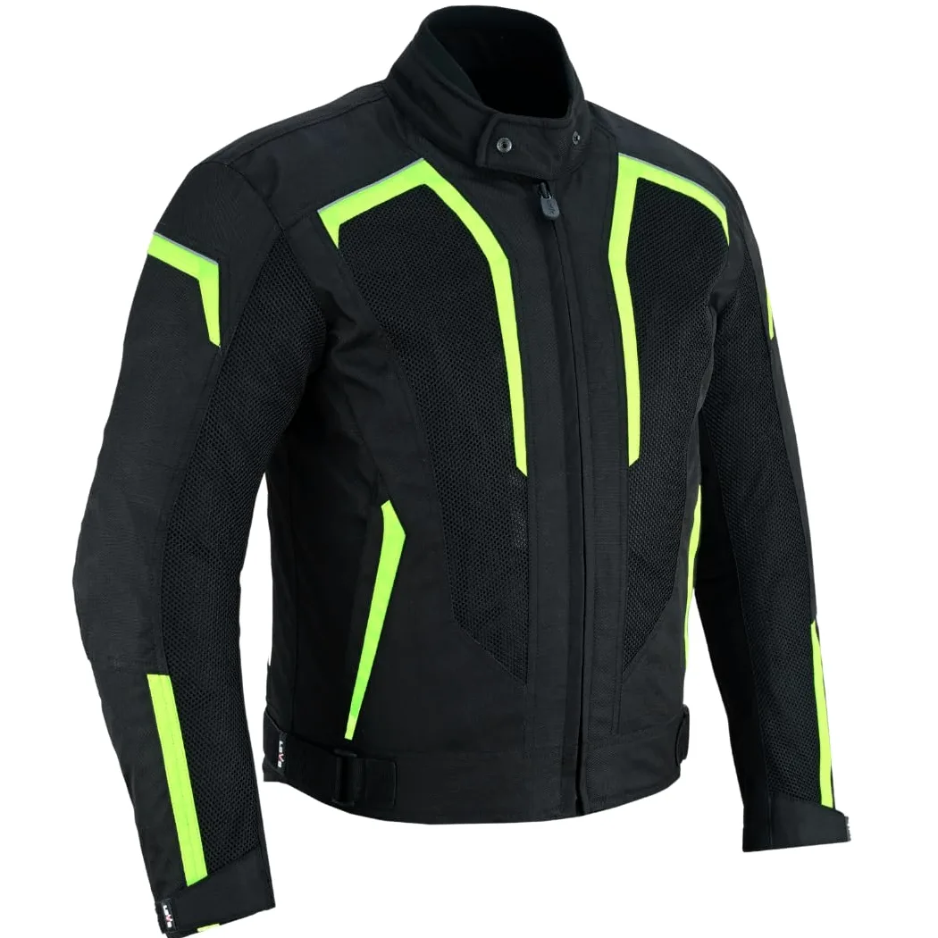 LOVO - Chaqueta de Verano para Moto Perforada y Ligera - Chaqueta Moto Verano Unisex sin Forro - Chaqueta Verano Moto Hombre y Mujer - Alta Ventilación y Comodidad en Ruta - Alta Protección