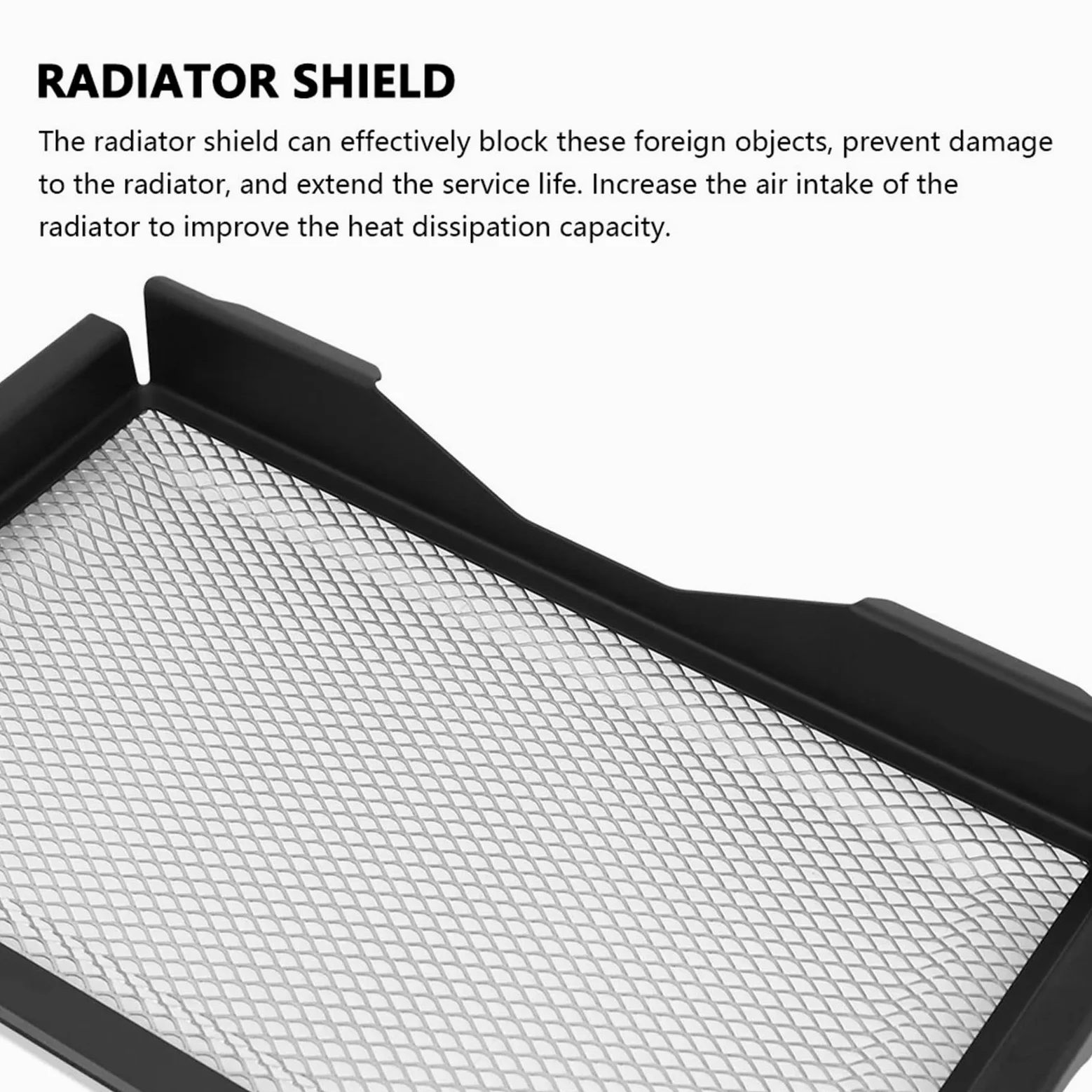 Refrigeración de Pinza de Freno Cubierta Protectora para Tanque de Agua de Motocicleta, Cubierta de Red de enfriamiento para radiador, Compatible con MT07 MT07 2025 MT-07 2025