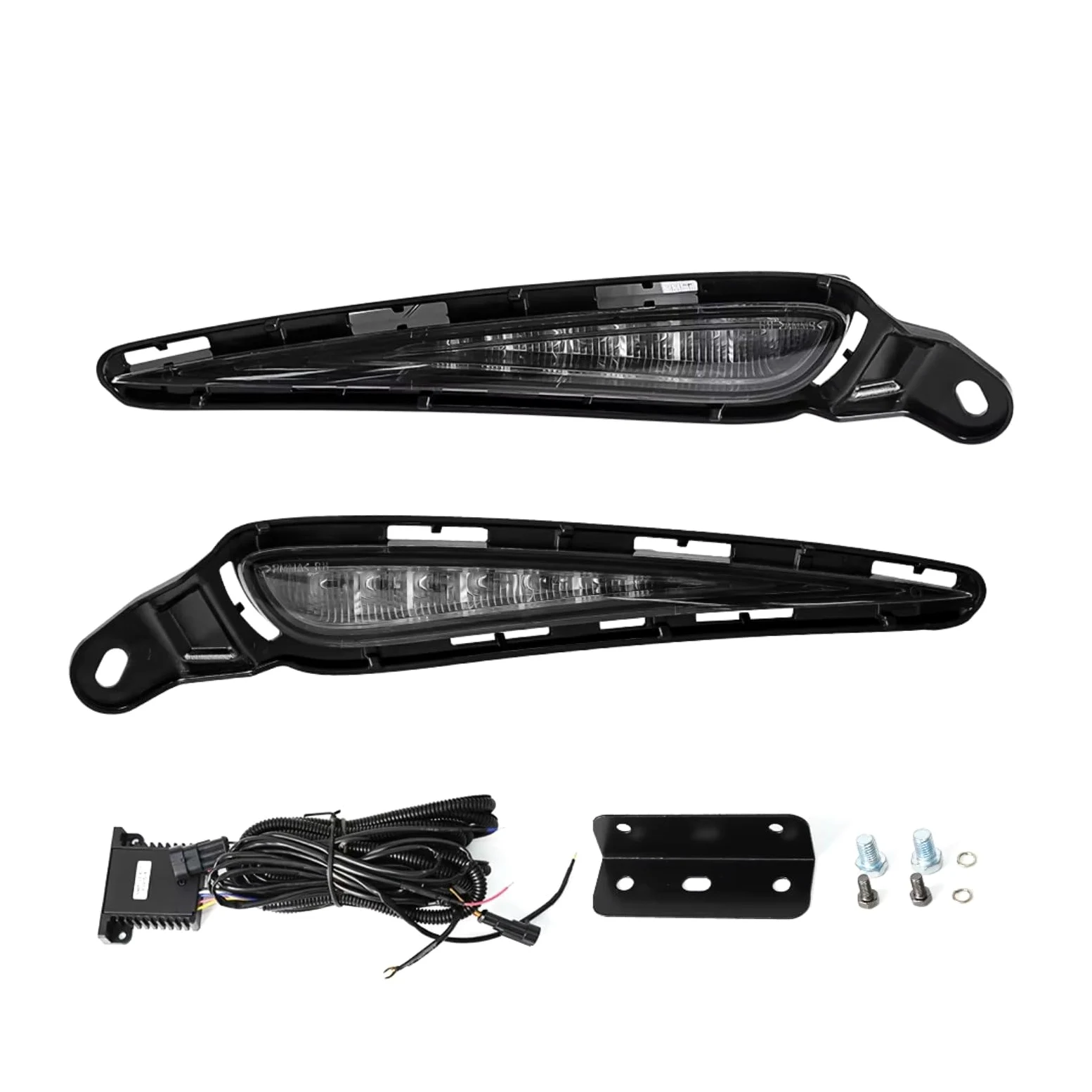 Faros Antiniebla Delantero Para Toyota Para Vitz 2017-2019: Luces diurnas LED (DRL) intermitentes faros antiniebla color blanco y amarillo