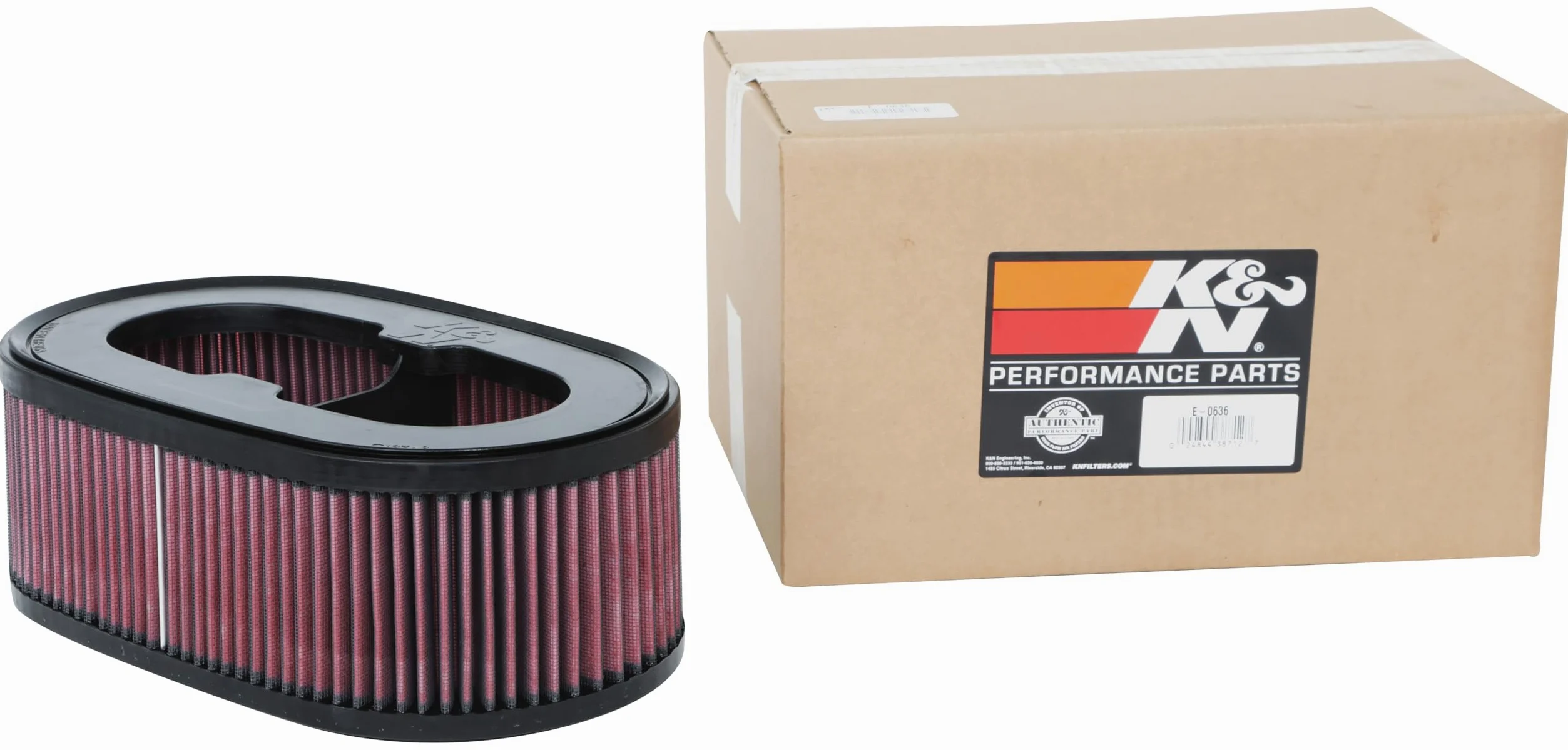 K&N Filtro de aire del motor: alto rendimiento, Premium, lavable, filtro de repuesto: compatible con CHEVROLET Corvette 2020-2021, E-0636
