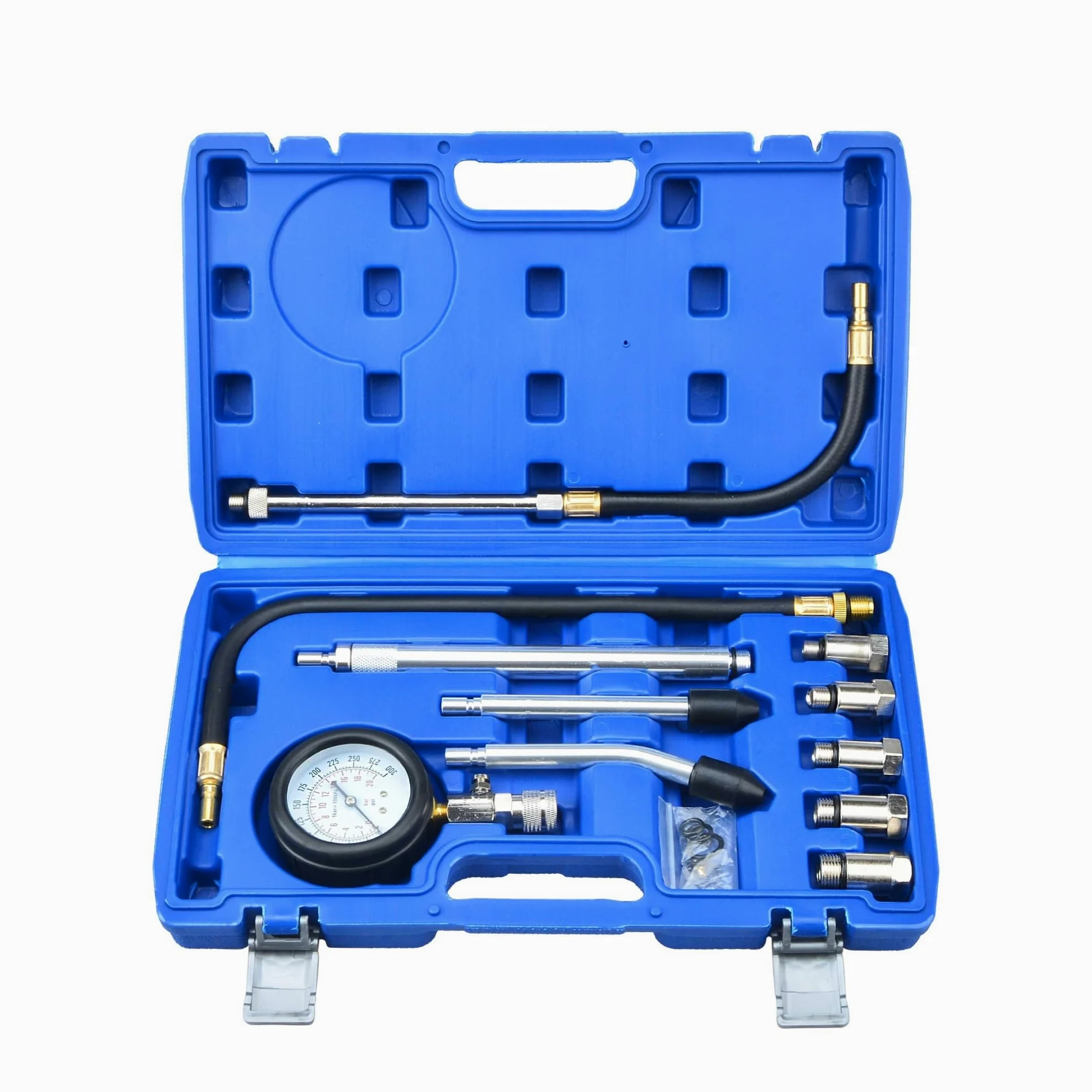 Llave Torque Medidores de coche, Detector compresor cilindro motor, prueba compresión presión conectada rápida, diagnóstico fugas Carraca Reversible Dientes