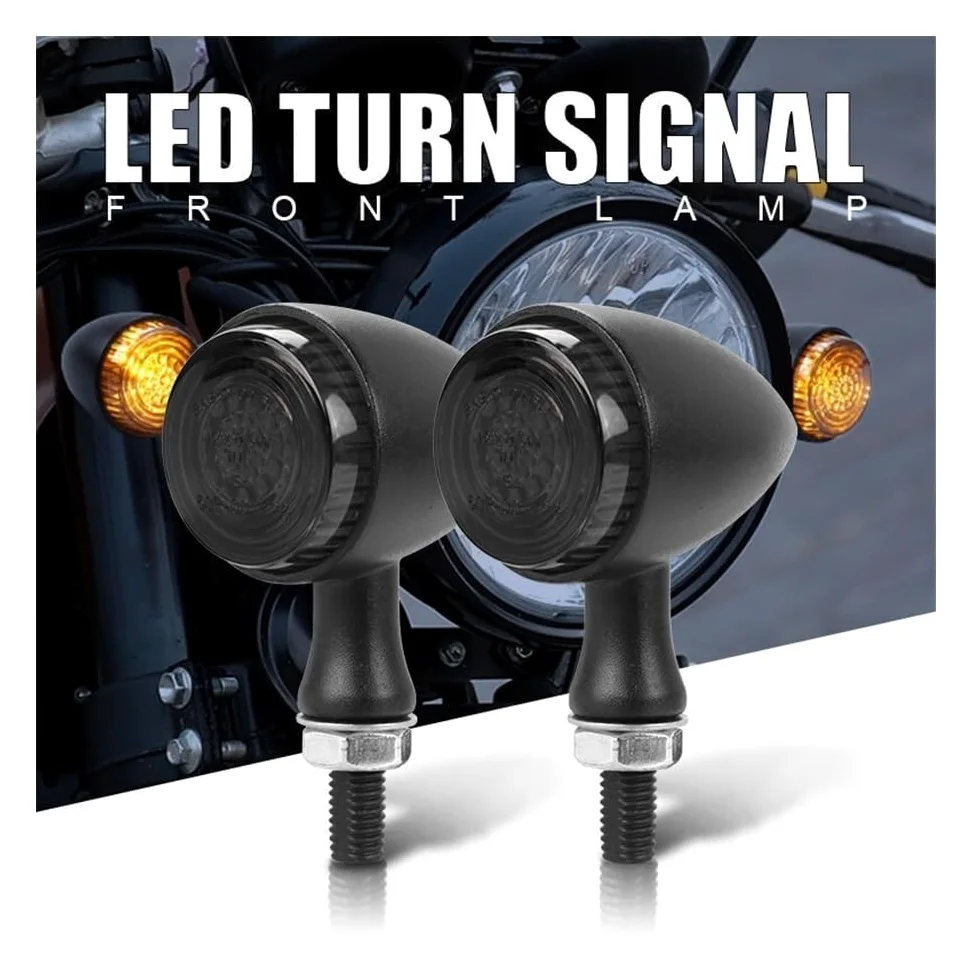 Intermitentes Luz LED De Intermitentes para Motocicleta M10, Luces Intermitentes Ámbar, Luz Trasera De Freno DRL para Cafe Racer