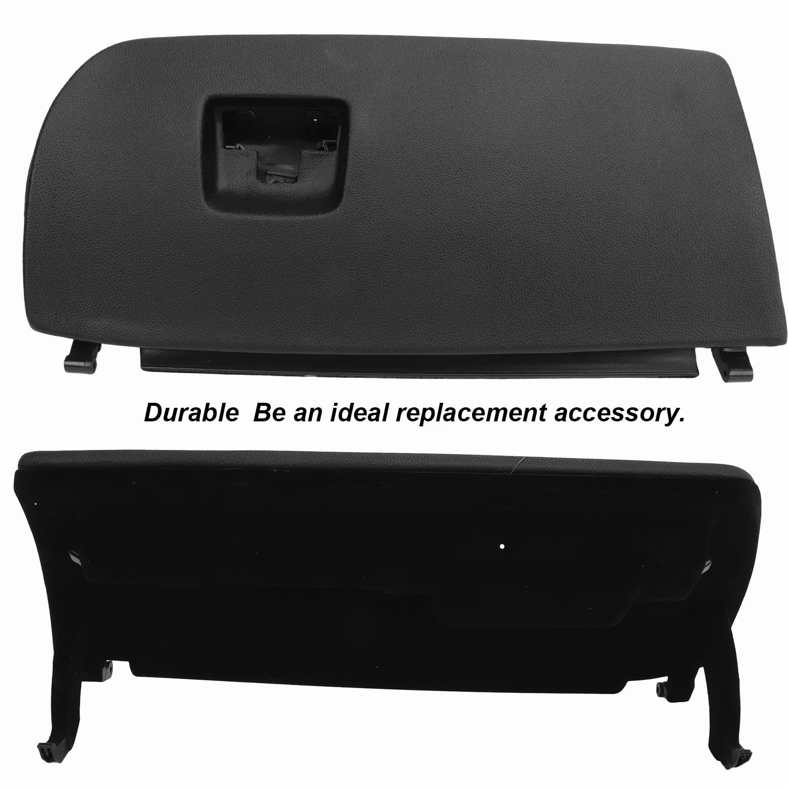 51166839000 Tapa de la Guantera para X3 para X4, Tapa de la Puerta de la Caja, Tapa de la Puerta de la Guantera del Tablero de Apertura Suave Frontal Negra para X3 X4