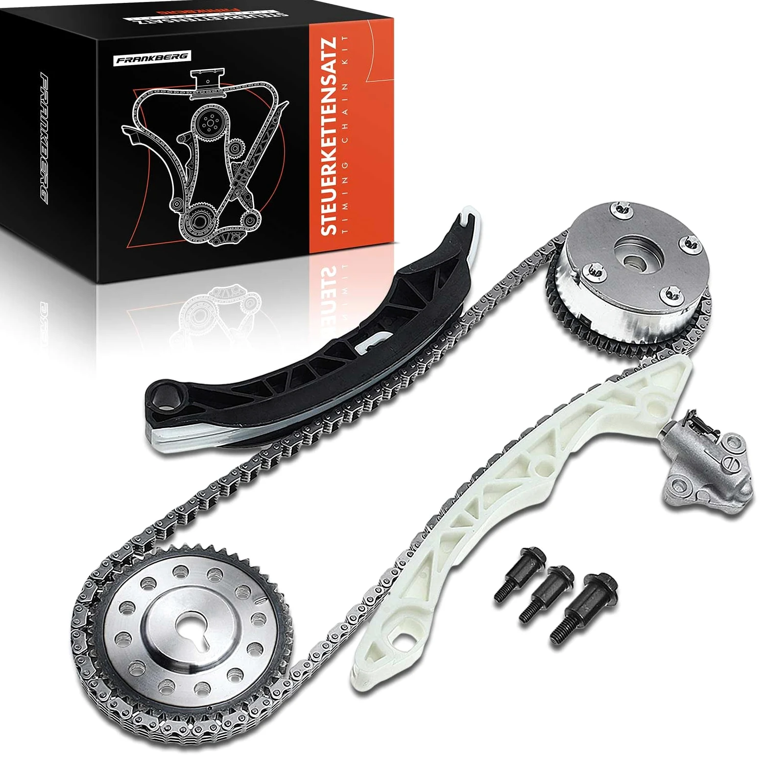 Frankberg Kit de cadena de distribución ajustador del árbol de levas | A1320510028; Compatible con: Fortwo Cabrio 451, Fortwo Coupé 451