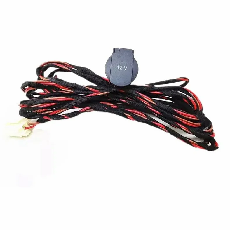 Interfaz de fuente carga alimentación cubierta 12V para maletero con cable para VW ID3 ID.3