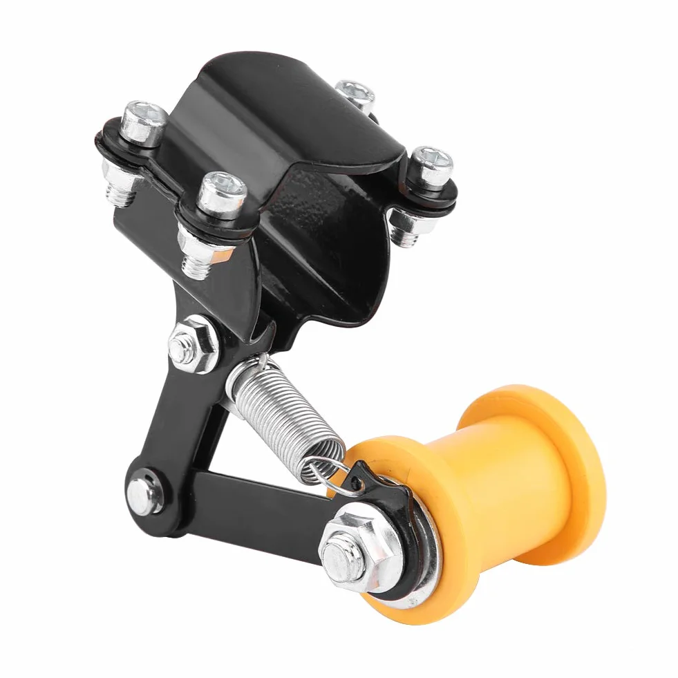 Ajustador de Cadena de Motocicleta, 3,7-4,3 cm/1,46 "- 1,69" Ajustador de Cadena Tensor Perno en Rodillo Accesorios modificados para Motocicleta(Regulador de Cadena/Negro)
