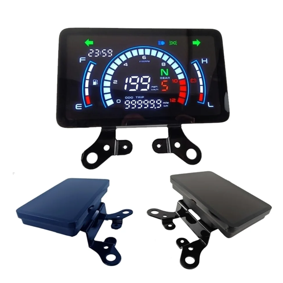 Velocímetro Digital para 150 motocicletas | Panel de instrumentos digital con pantalla clara y lecturas precisas de velocidad y distancia para 150 motocicletas