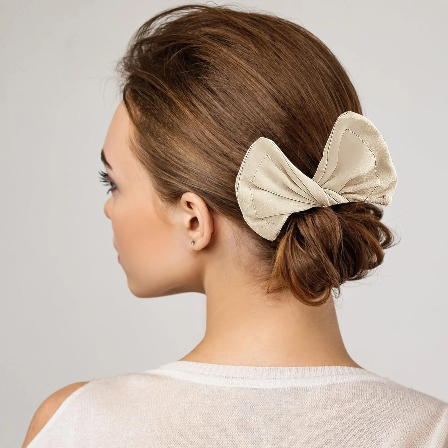 Clips de donuts franceses para el pelo, accesorios de peinado para mujer y niña