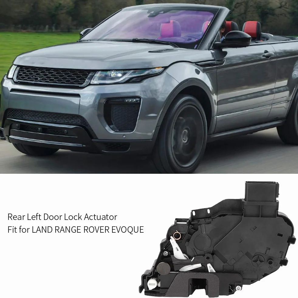 Actuador de cerradura de puerta trasera izquierda, mecanismo de cerradura de puerta apto para Range Rover Evoque LR011303