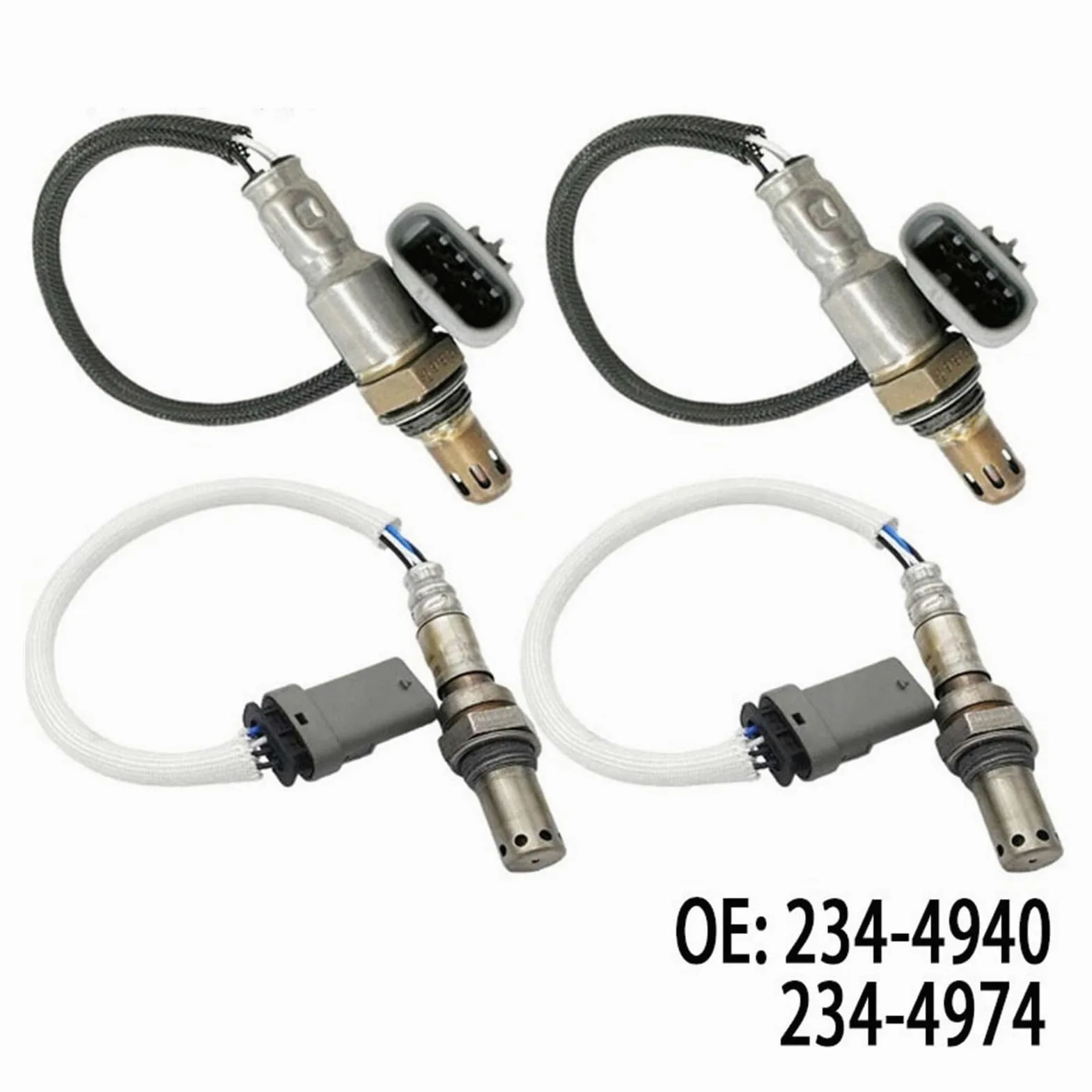 234-4763 234-4940 Sensor de oxígeno de Repuesto Directo del Mercado de Accesorios del Sensor de O2 | Chip sensor de circonio, resistente a altas temperaturas, sensor de repuesto de escape plug-and-play
