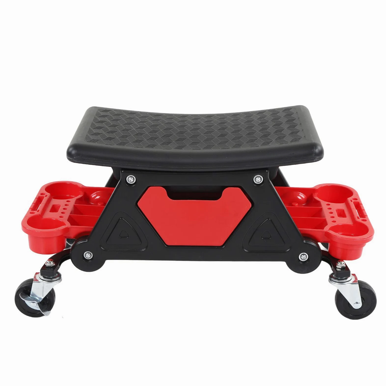 Acouto Taburete con Ruedas para Mecánicos con Ruedas Silenciosas y Almacenamiento Grande - Móvil para Detalles de Automóviles y Taburete con para Mecánicos con para Detalles de Automóviles Mechan