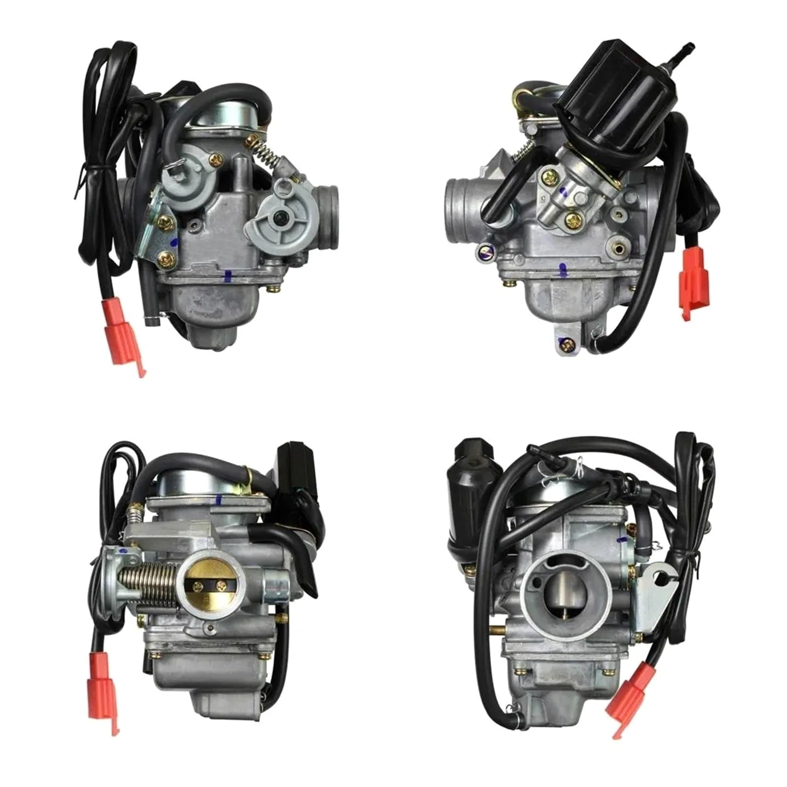 Carburadores para GY6 125cc 150cc 4 Tiempos 24mm PD24J Choke Scooter ATV Motocicletas Carburador Carburador Replacement(PD24J GY6)