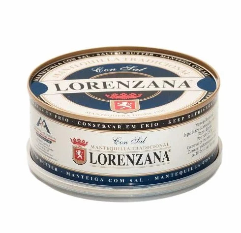 Mantequilla asturiana tradicional LORENZANA con sal 250 gr