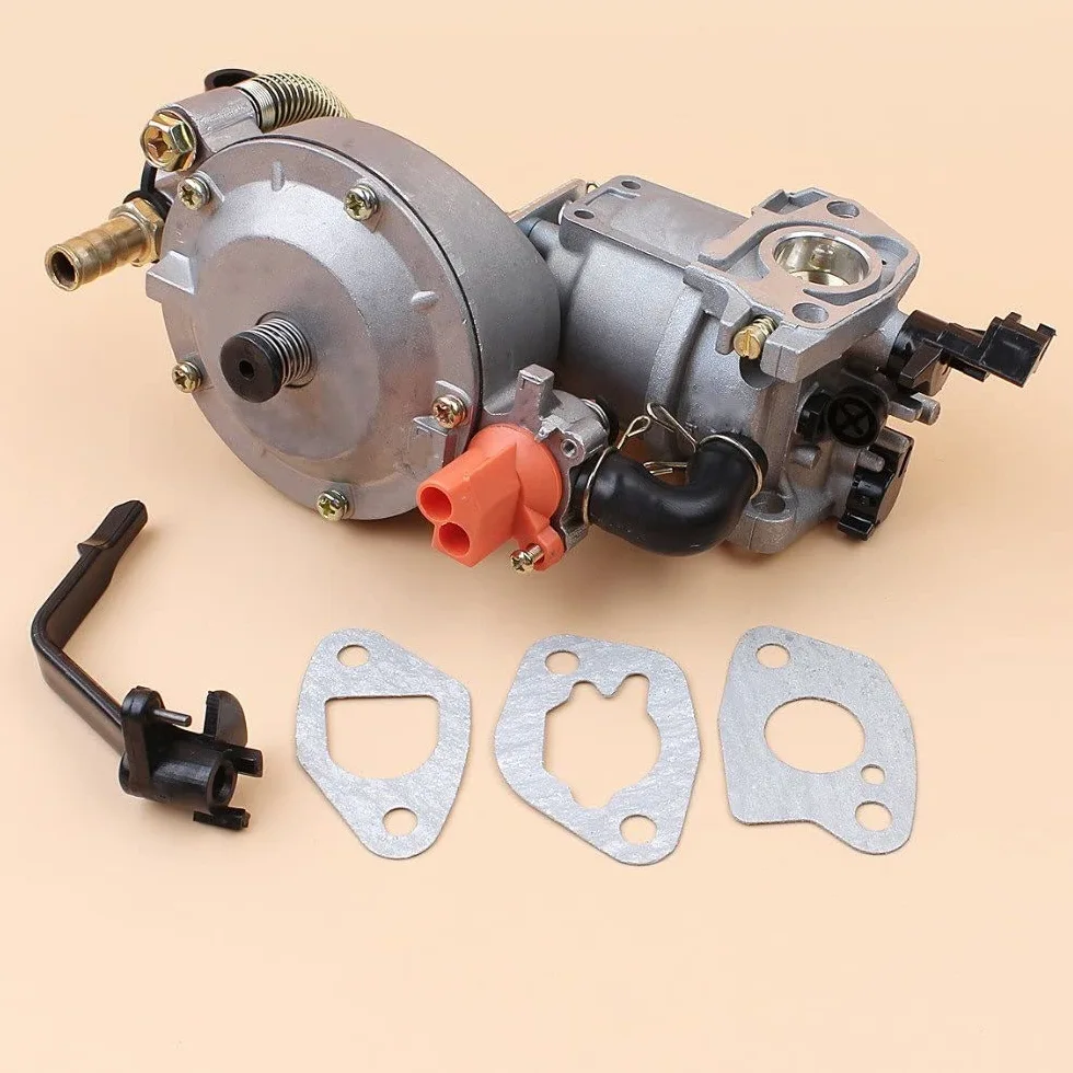 Carburadores GENERADOR GENSET para GX160 168F EC2500 para C/CL/CX Series Gasolina/LPG/CNG Kit DE CONVERSIÓN DE CARBURADOR DE Combustible Dual Conjunto Carburador