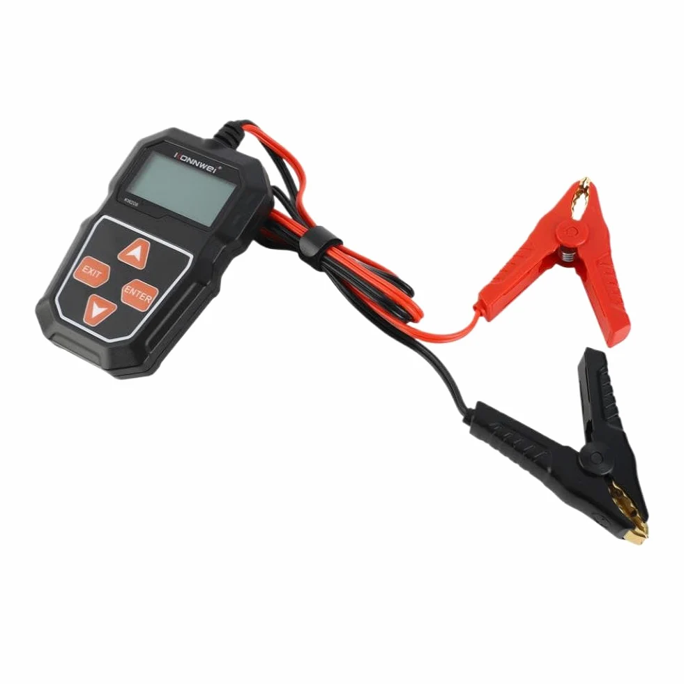 Probador de carga de coche de 12V, Analizador de alternador automotriz profesional, prueba de voltaje de forma de onda Compatible con coche, barco y motocicleta