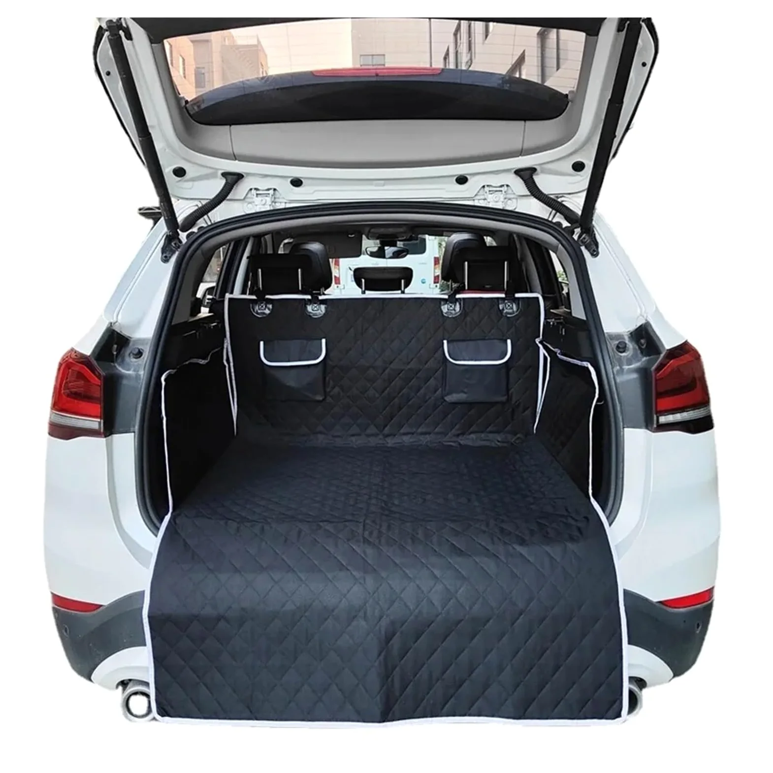Lfombrillas Maletero para Perros Pequeños Medianos Y Grandes Protector Impermeable para Asiento Coche Perros Funda para Maletero Transportador