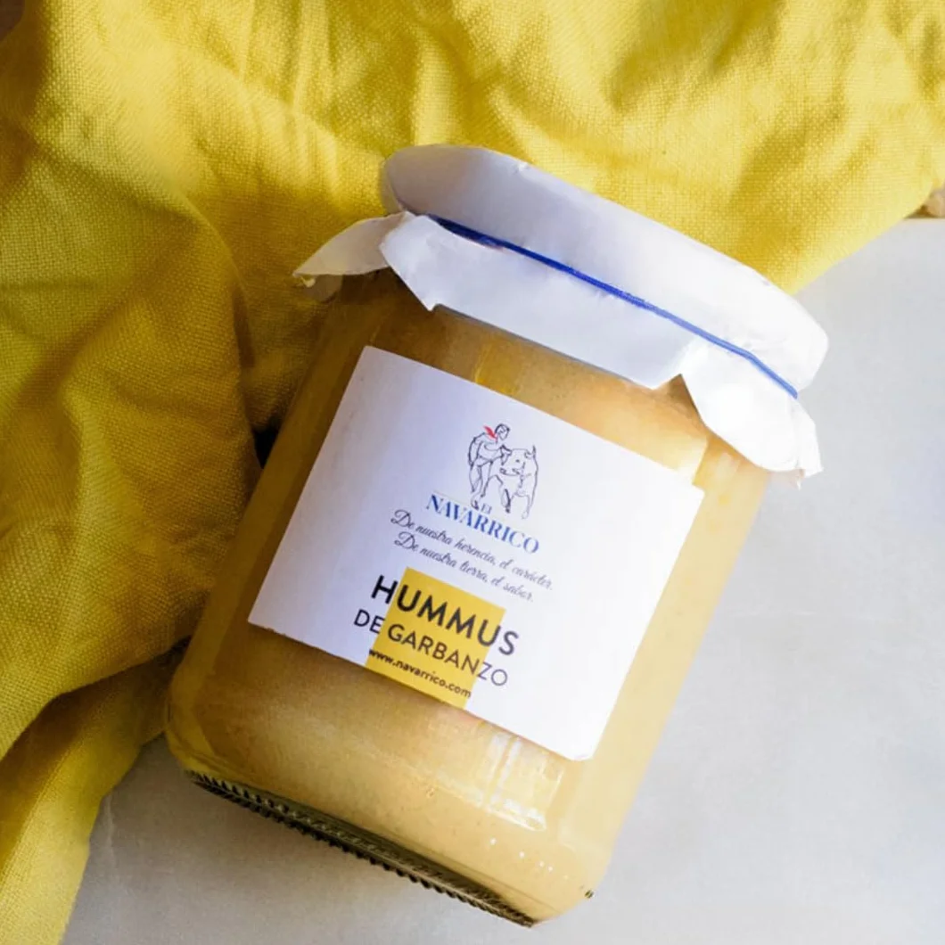 El Navarrico Hummus de Garbanzos Pack 6 x 400 g Vegano Natural