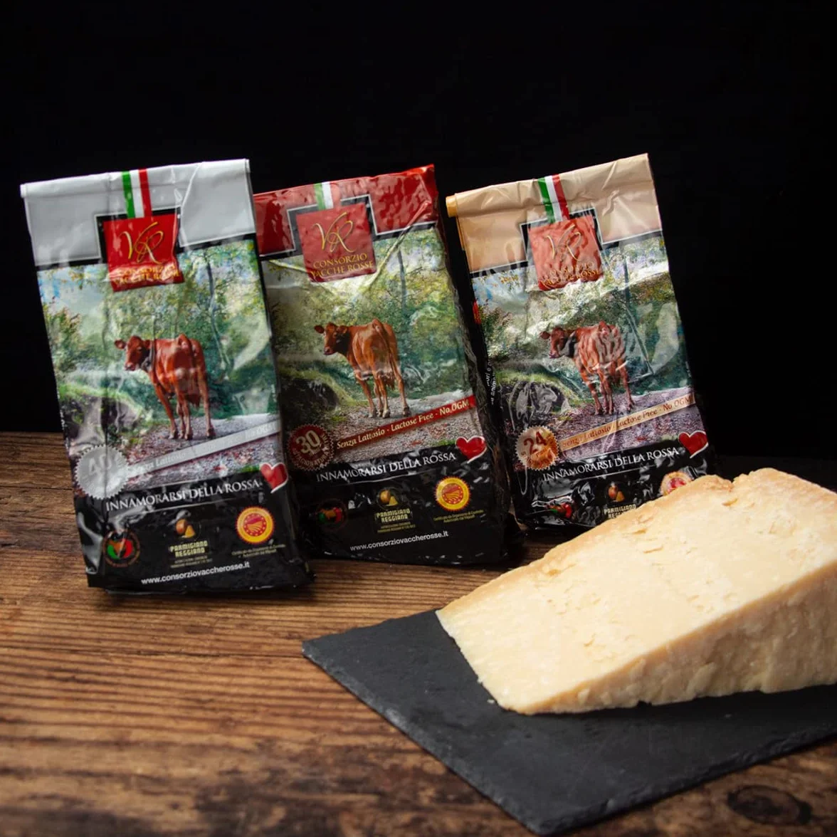 Parmigiano Reggiano DOP Vacche Rosse 24 Mesi 1 kg EcoFresco