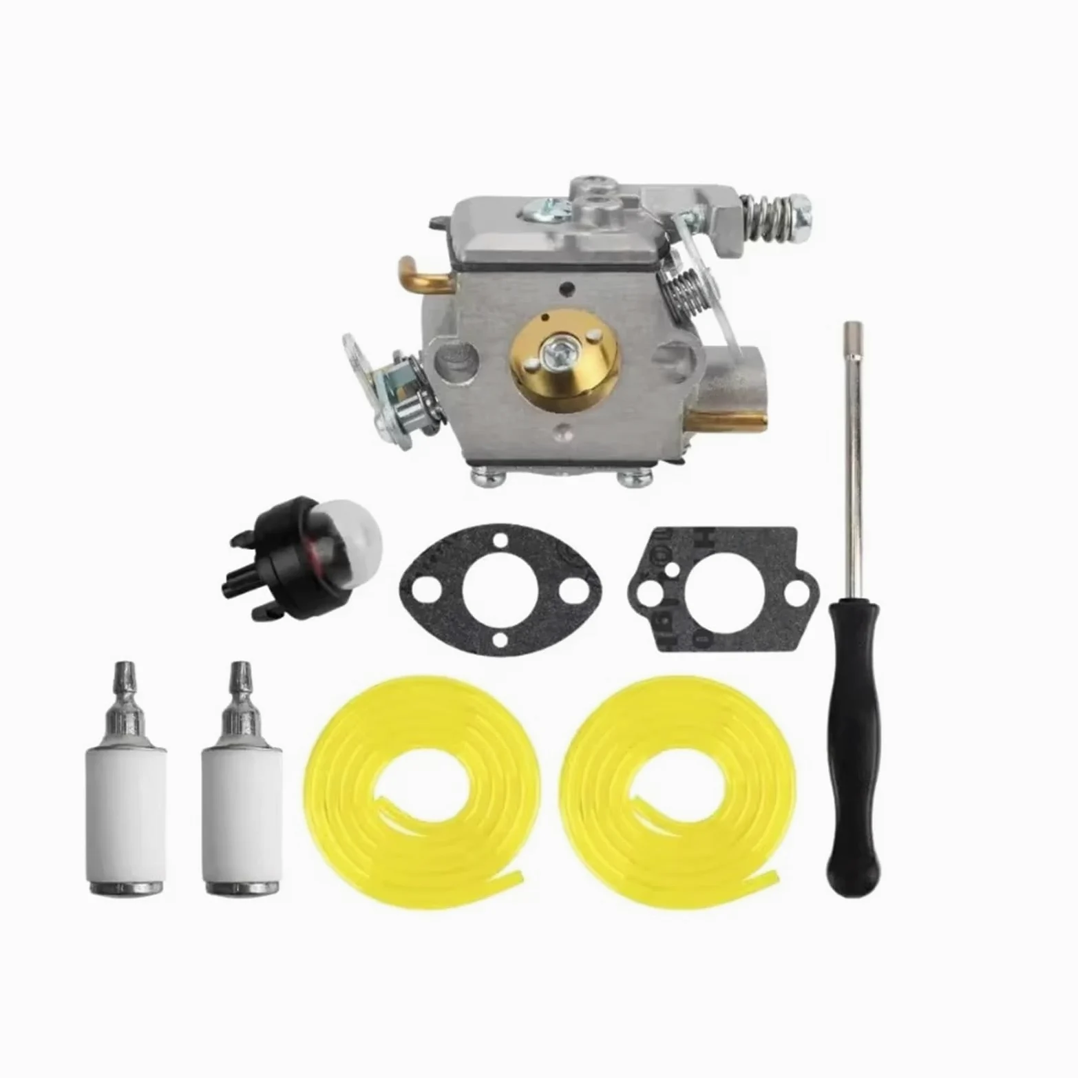 Motor Carburador Junta Carburador Motosierra Gasolina Para Ryobi RY3714 RY3716 Filtro Combustible Manguera Combustible Bulbo Cebado 309376002 Carburador