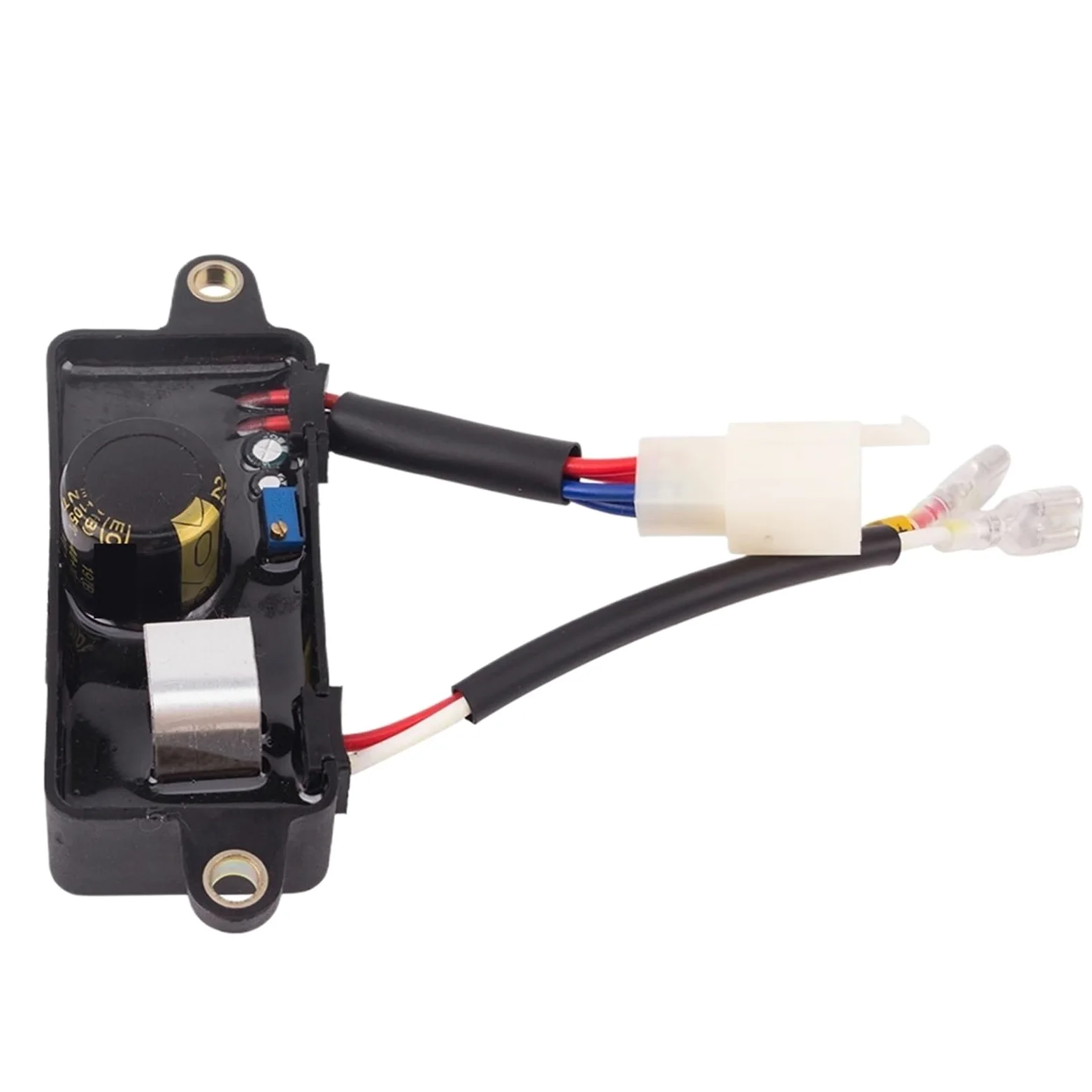 Regulador y estabilizador de Voltaje automático de Gasolina monofásico AVR for generadores GX160, 250 V/220 UF, 2 kW, 2,5 kW, 2,8 kW y 3 kW