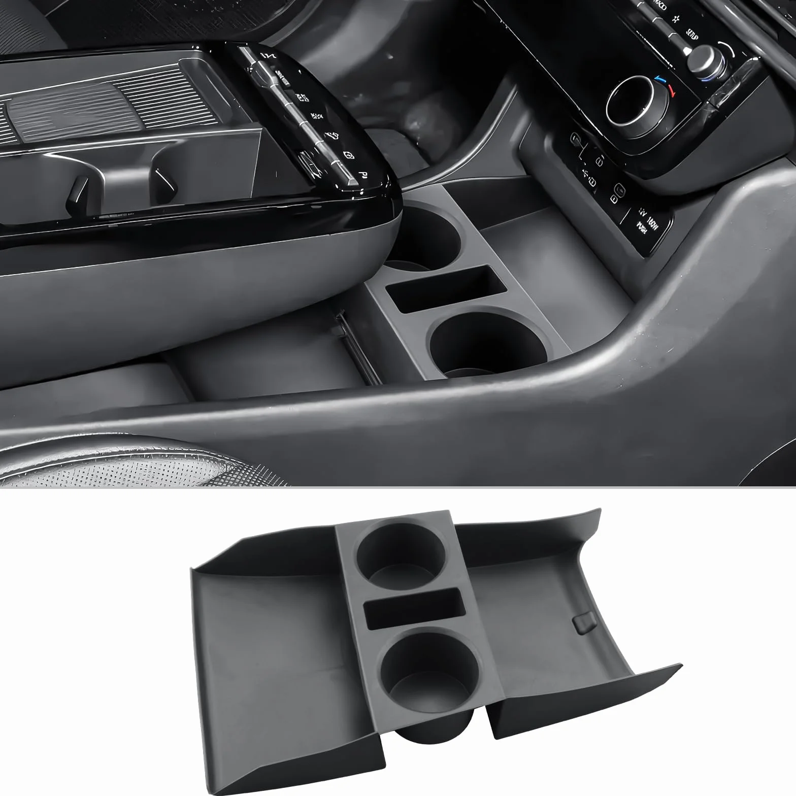 CDEFG Compatible con Hyundai Tucson NX4 2025 2026 Facelift Consola Central Organizador Caja de Almacenamiento Tucson 2025 Guantera Abajo el Reposabrazos Central Tucson 2025 Accesorios