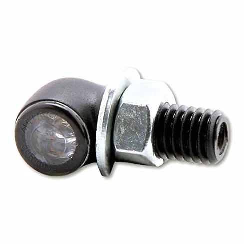 PROTON Two 3 en 1 LED Luz Intermitente Combo Homologado Negro Harley Custom Stop Posición Trasera
