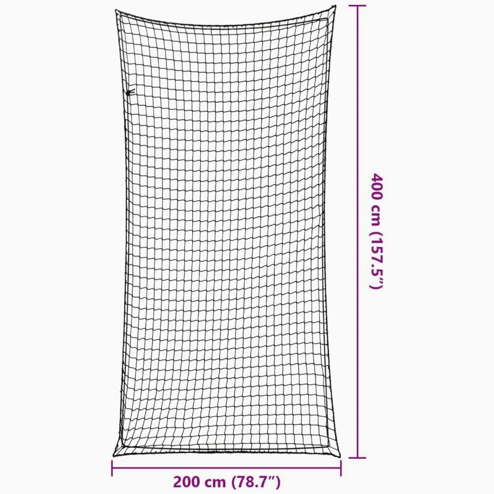 Red de carga para remolques, 4 x 2 m, de polipropileno, resistente a los rayos UV y a la intemperie, para remolques, camiones, SUV, autocaravanas y portaequipajes