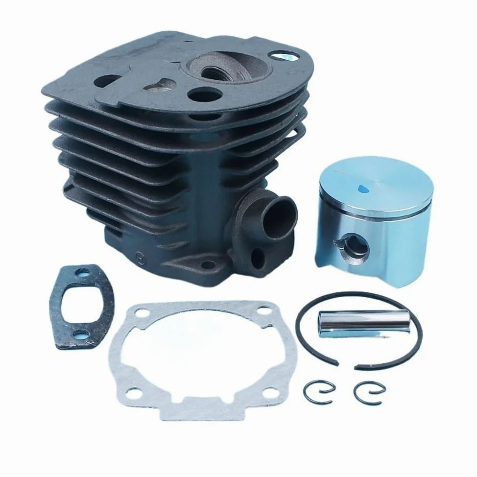 Pieza DE Recambio Kit de Junta de pistón de Cilindro Chapado de 45 mm Compatible con reemplazo de Motosierra F 500