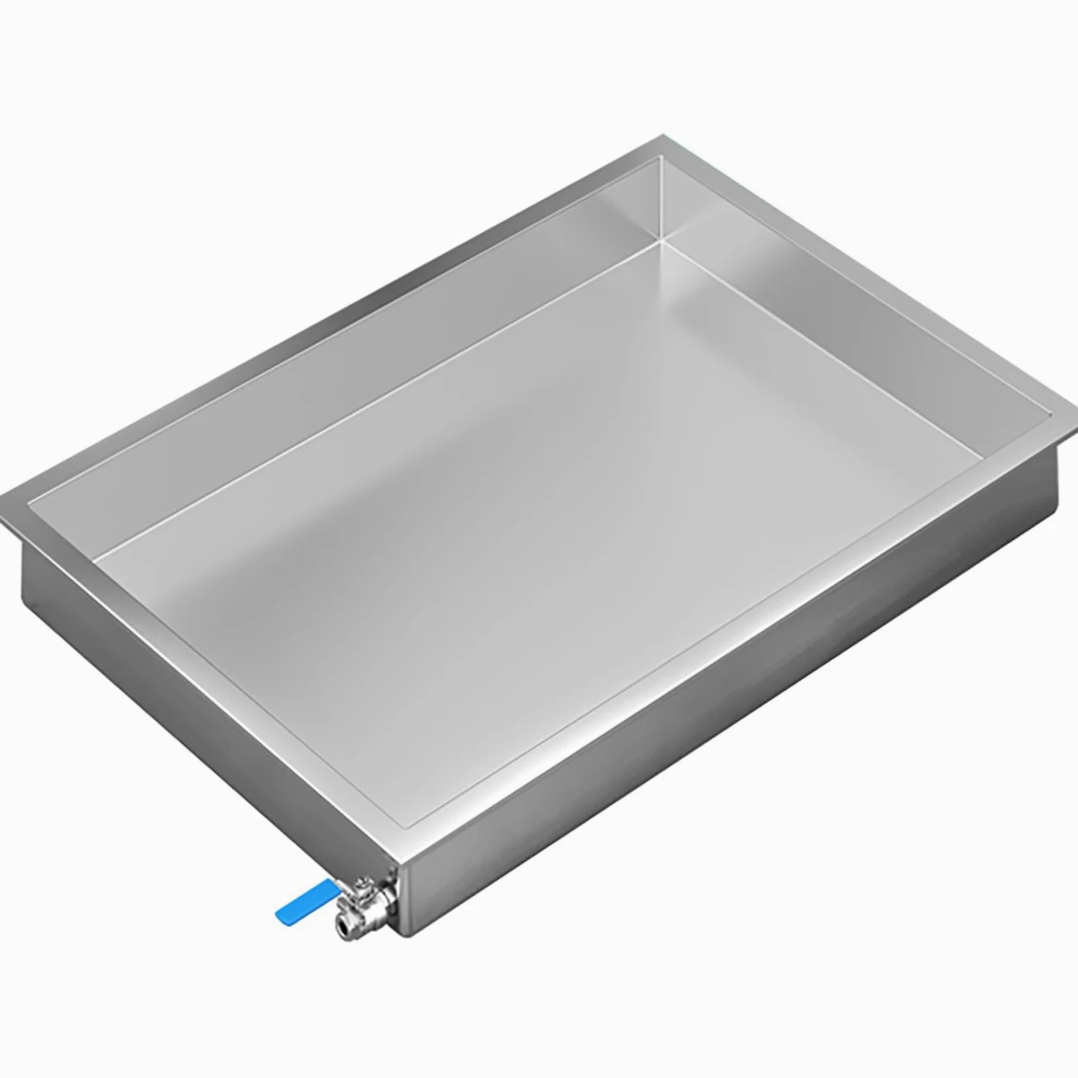 Bandejas Acero Inoxidable 304 para Macetas, Recogedor Aceite Coche, Bandeja de Goteo de Aceite para Plantas en Maceta, Aire Acondicionado y Cocinas(80x60x15 cm/31x24x6 in)