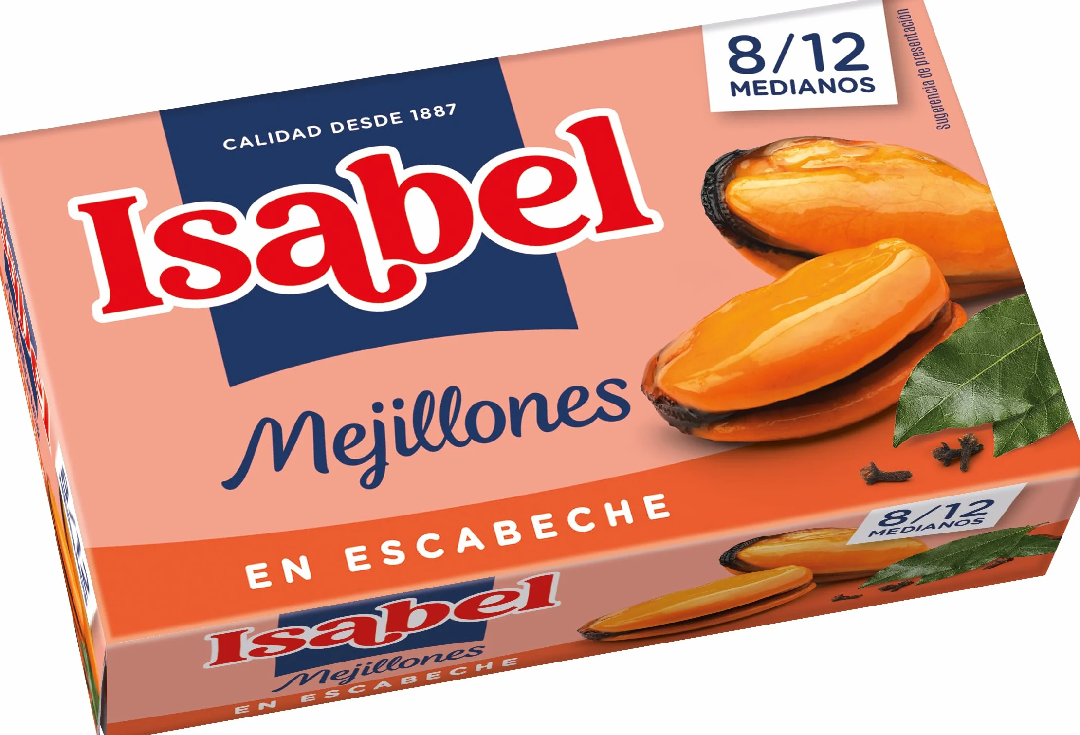 Isabel Mejillones en Escabeche Pack 5 Latas 8-12