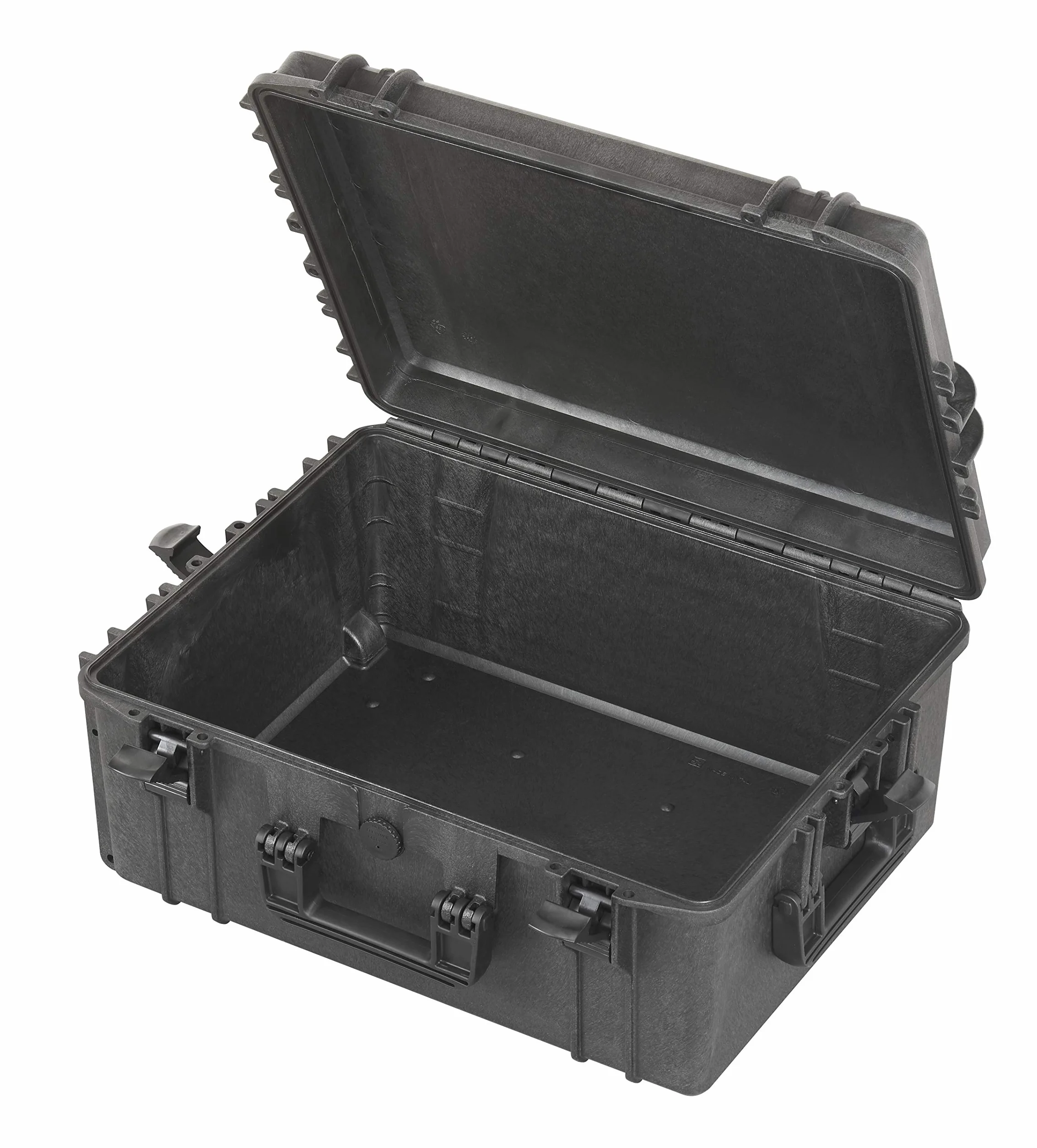 MAX Cases - MAX540H245.079 Negro - Maleta hermética vacía - Dimensiones internas 538 x 405 x 245 mm