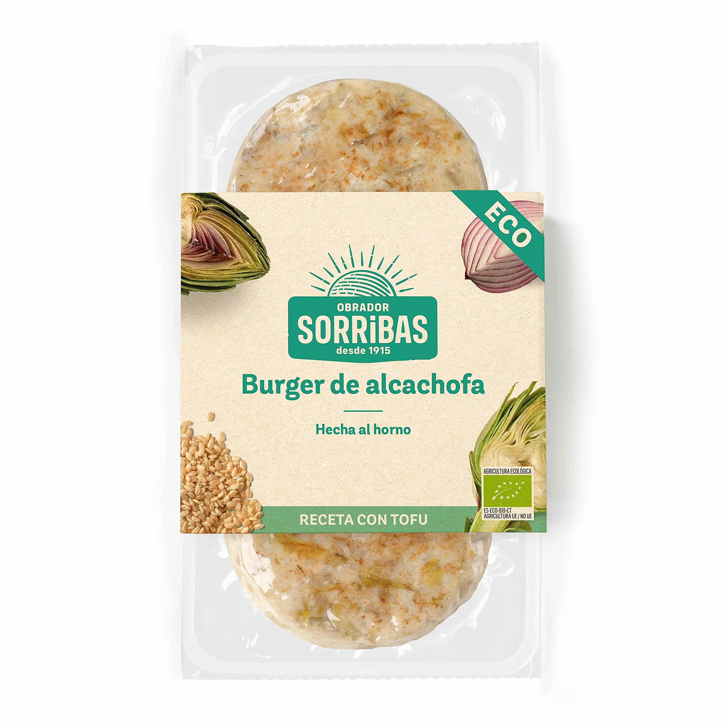 Hamburguesa Vegetal de Alcachofa Obrador Sorribas 160 g