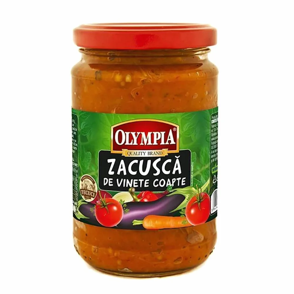 SALSA ZACUSCA DE BERENJENA OLYMPIA 300 G
